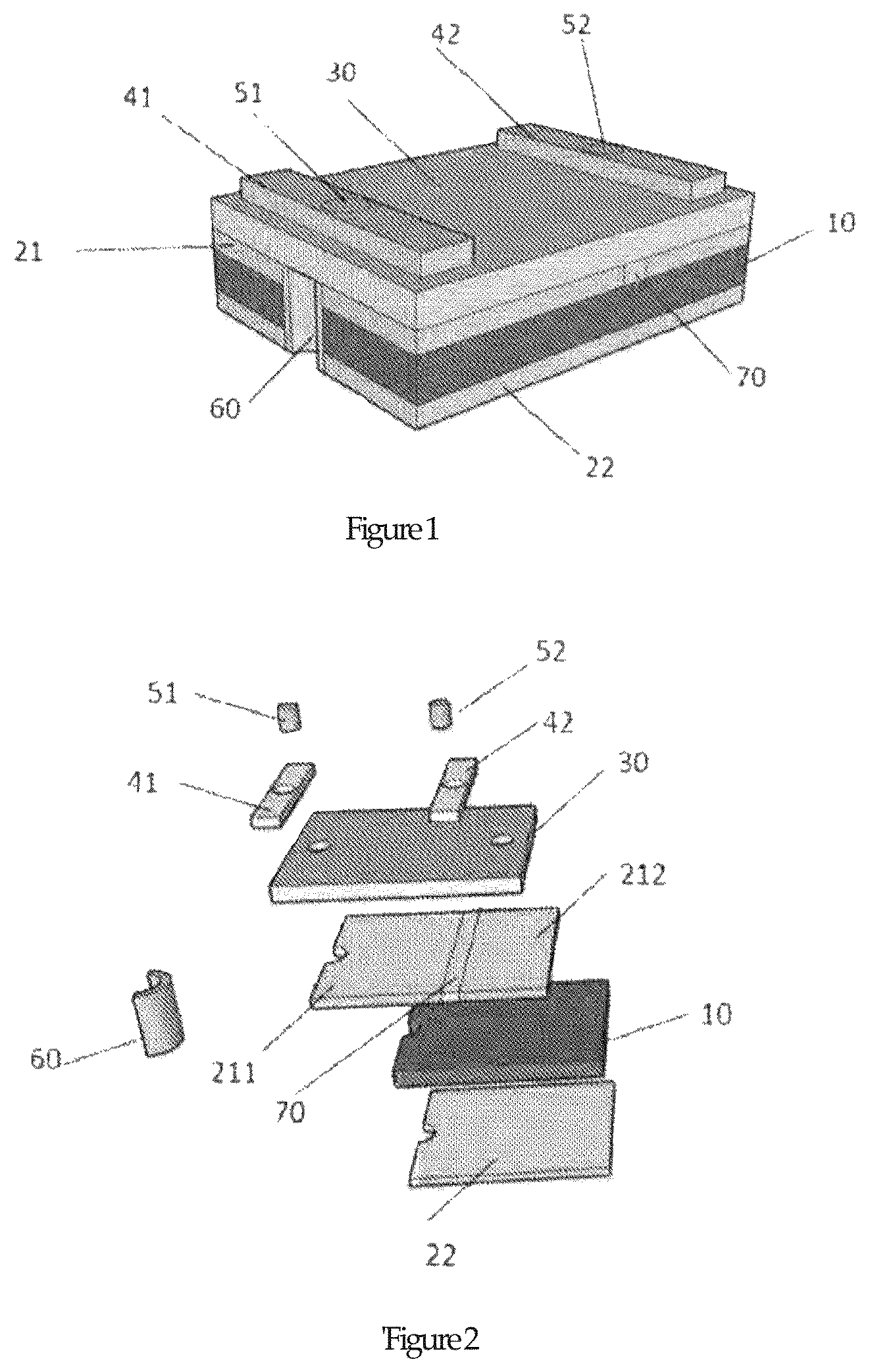 Patent US12603198 — Surface-mounted polymer PCT overcurrent protection element having small package size — Figure 1