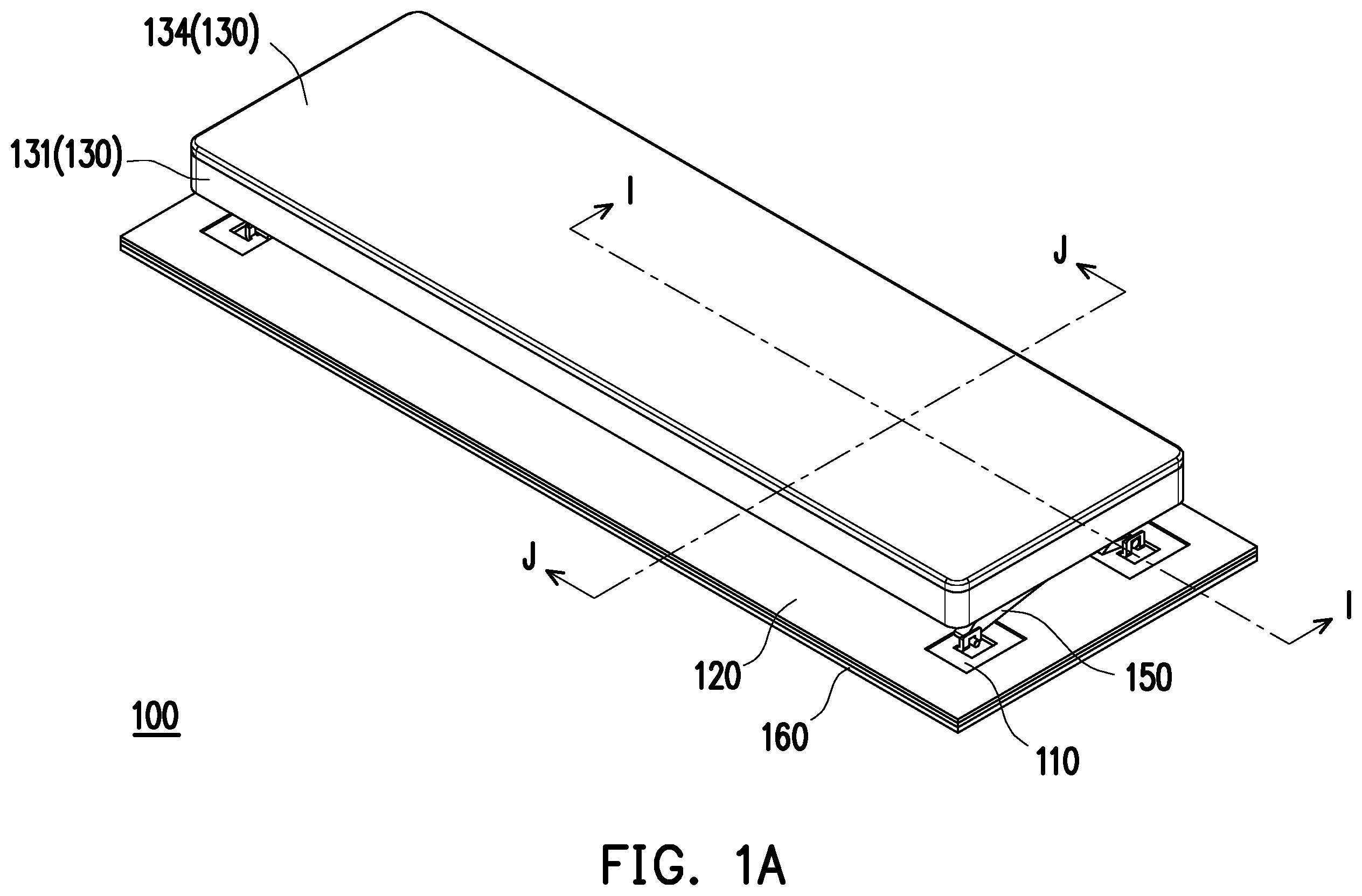 Patent US12603236 — Key structure — Figure 1