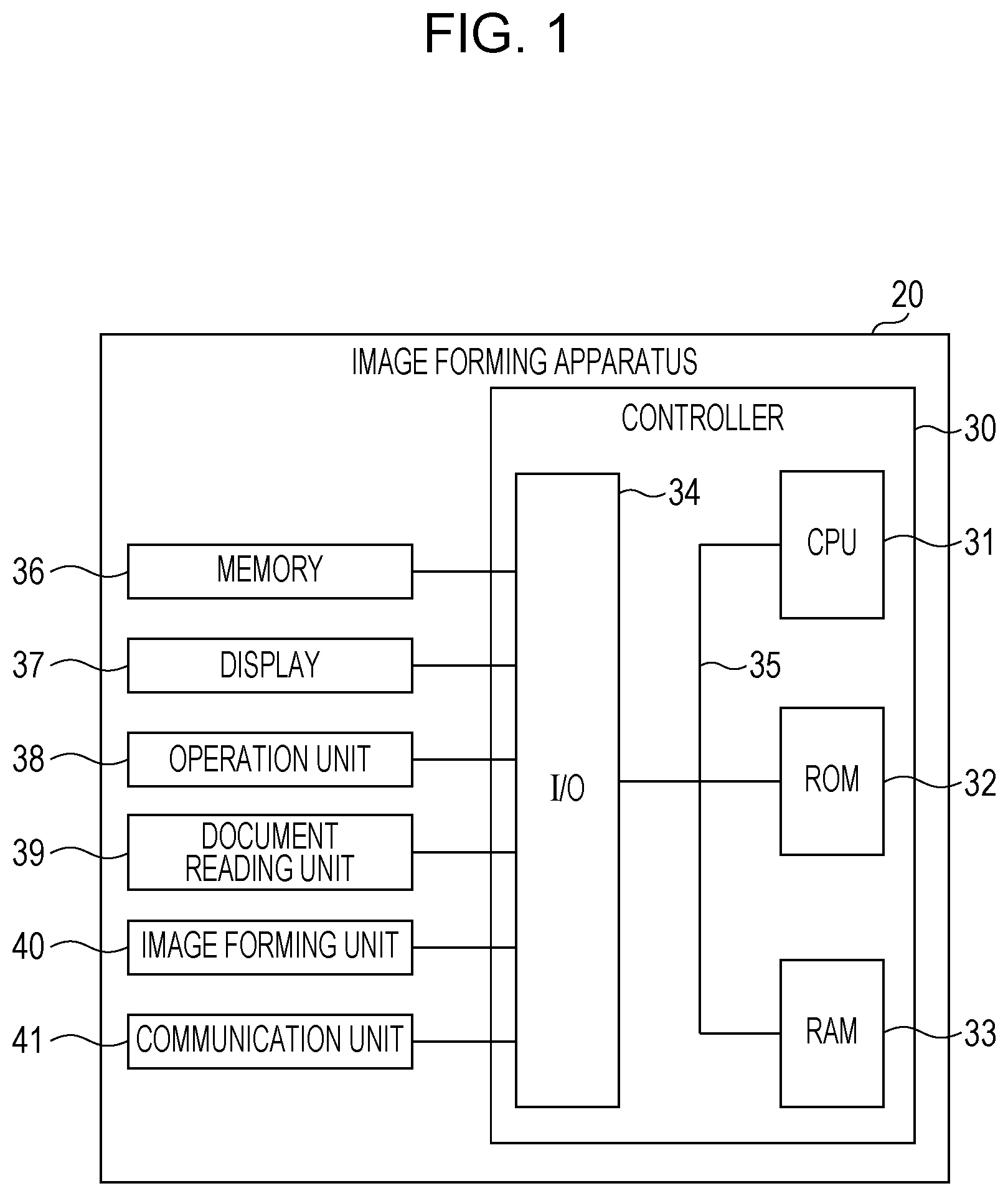 Patent US12610014 — Image processing apparatus with predictive time display and interactive configuration — Figure 1