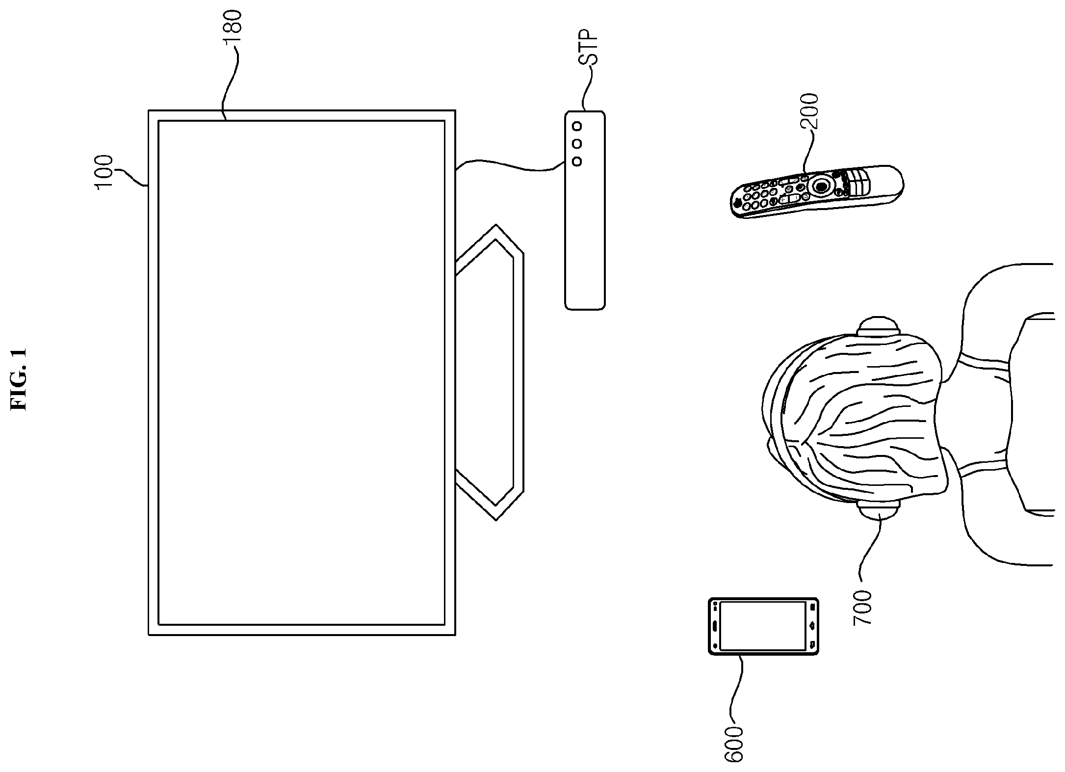 Patent US12610103 — Remote control device and image display device having same — Figure 1