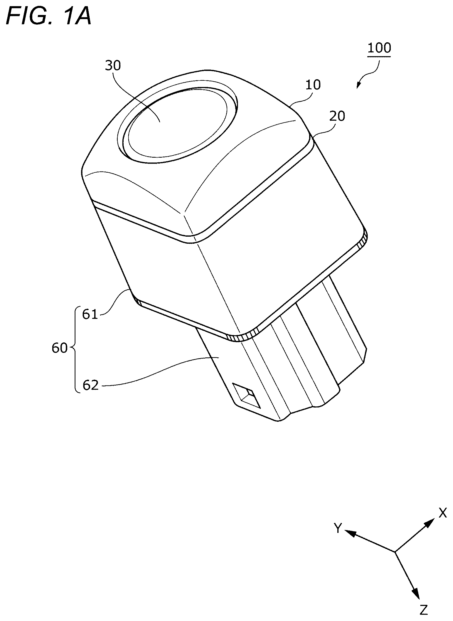 Patent US12610115 — Vehicular camera — Figure 1