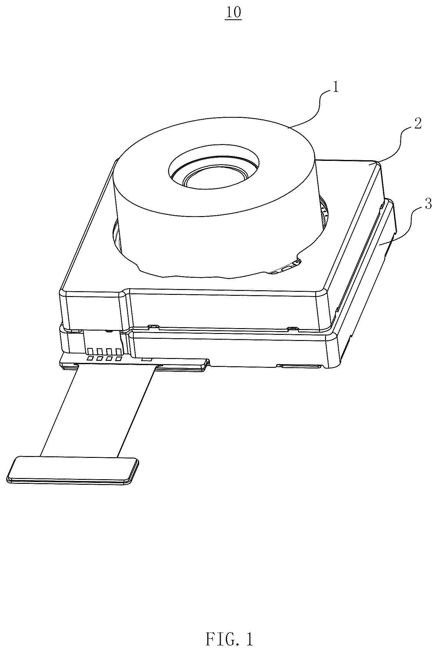 Patent US12610119 — Camera device comprising anti-shake module and focusing module — Figure 1
