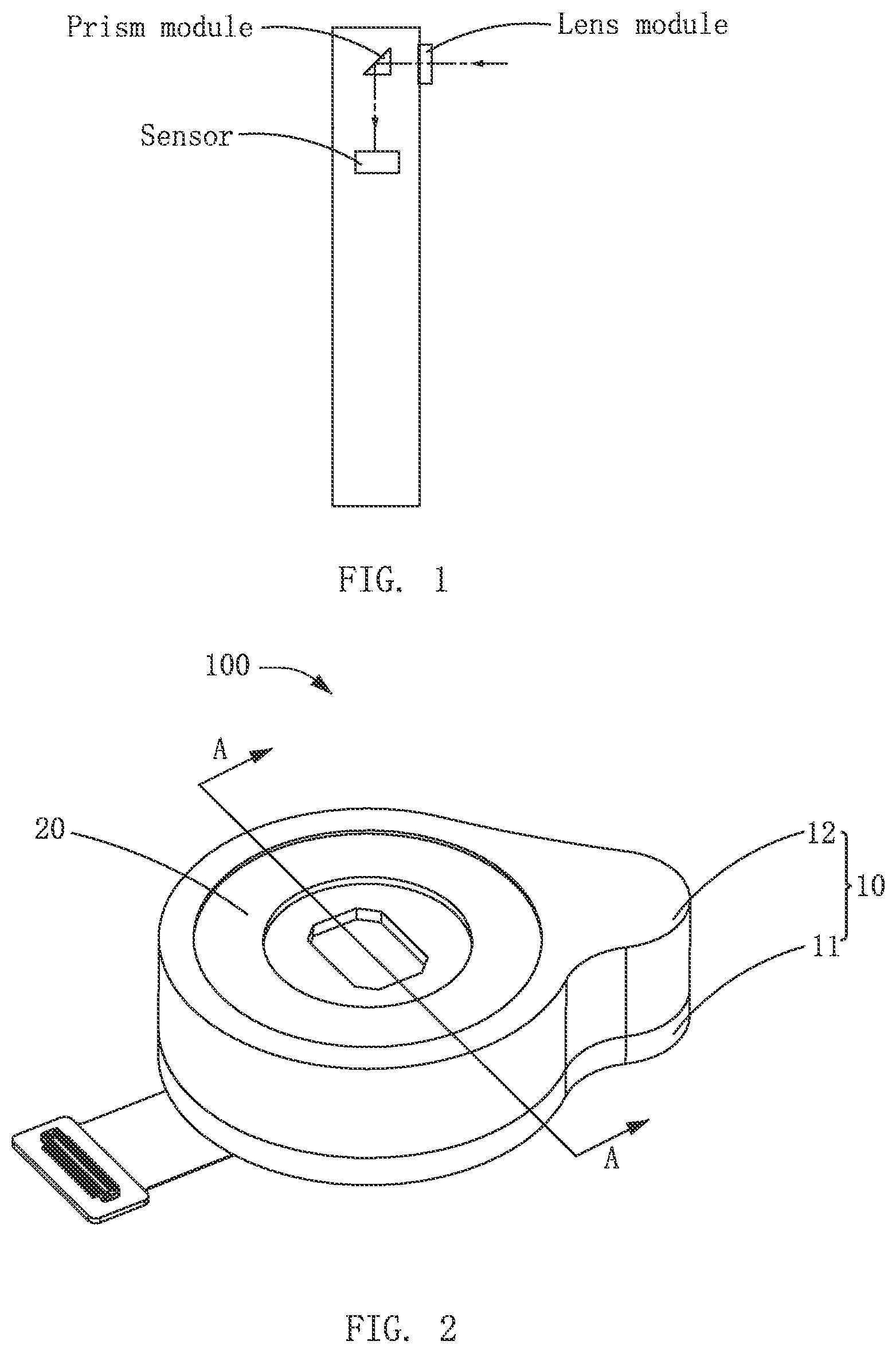 Patent US12610121 — Camera module and electronic device — Figure 1