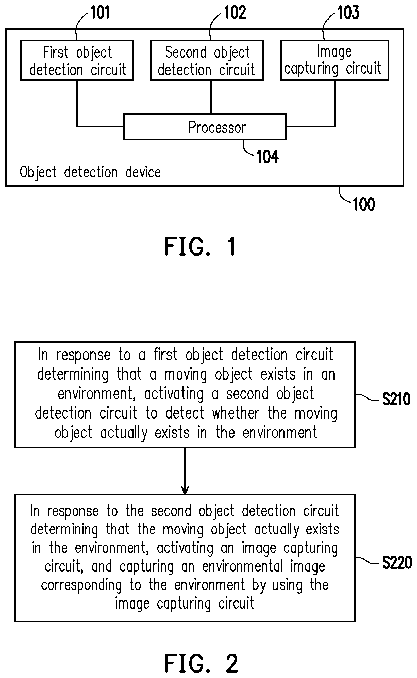 Patent US12610123 Figure 1 – Object detection method and device