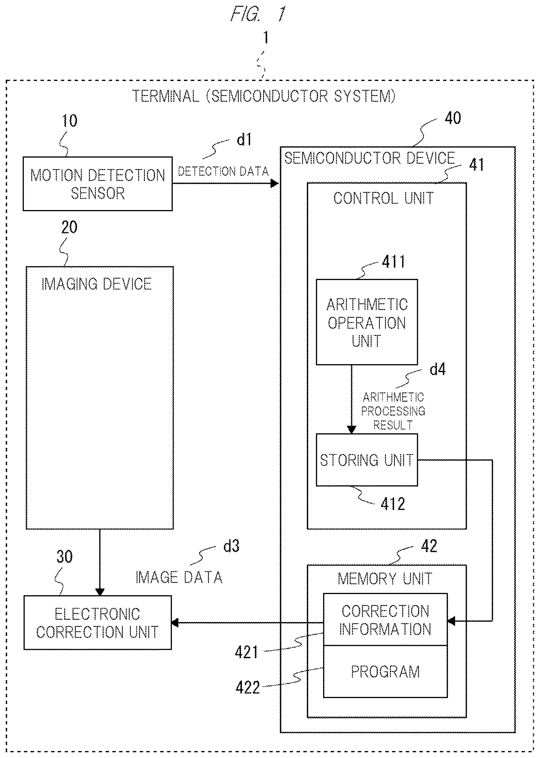 Patent US12610140 — Semiconductor device, correction support method, and semiconductor system — Figure 1