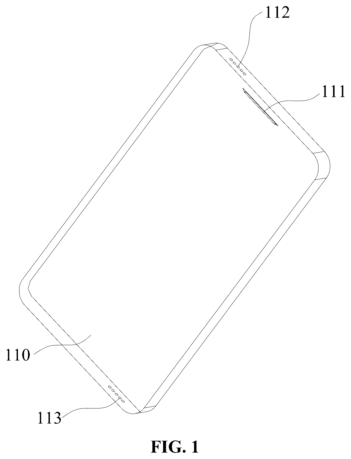 Patent US12610166 Figure 1 – Electroacoustic module and electronic device