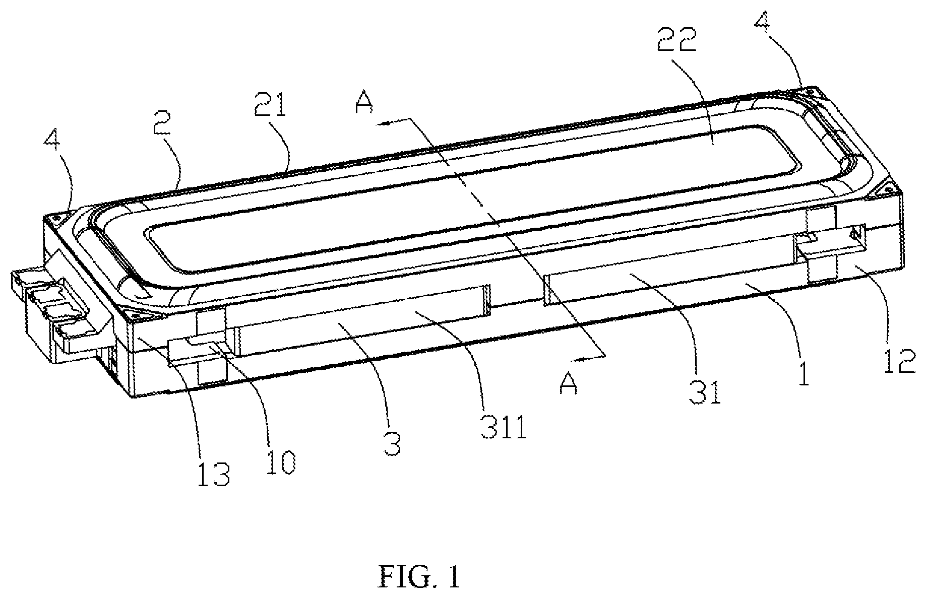 Patent US12610192 — Pole plate and speaker — Figure 1