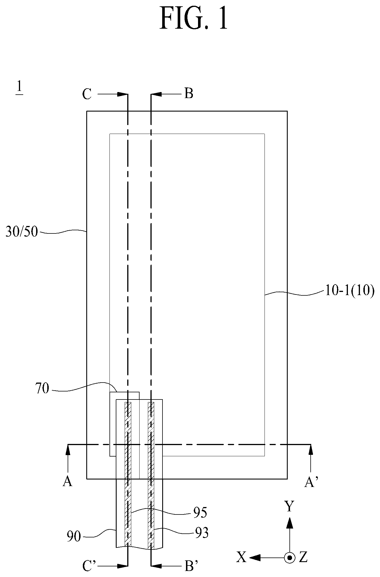 Patent US12610194 — Vibration apparatus and apparatus including the same — Figure 1