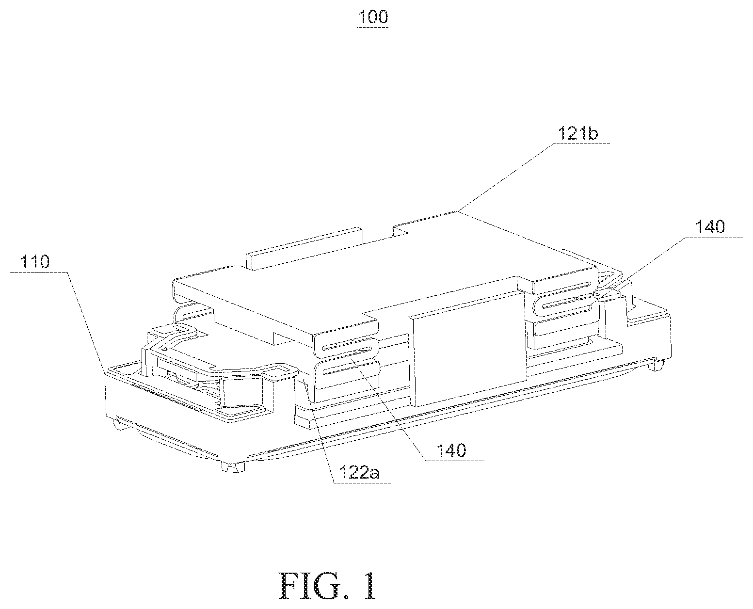 Patent US12610195 Figure 1 – Miniature speaker