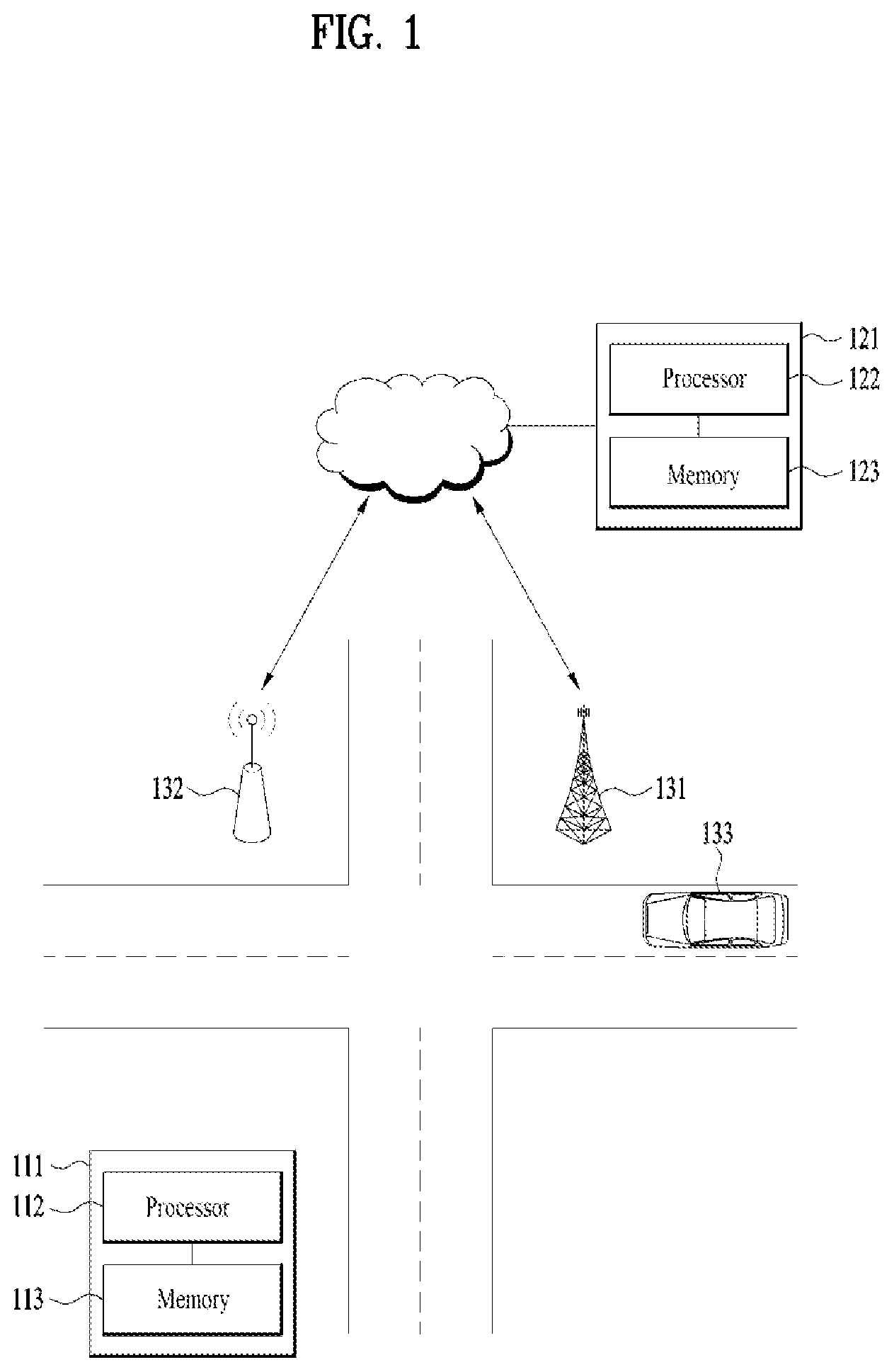 Patent US12610216 — Method and device for measuring position based on SoftV2X — Figure 1