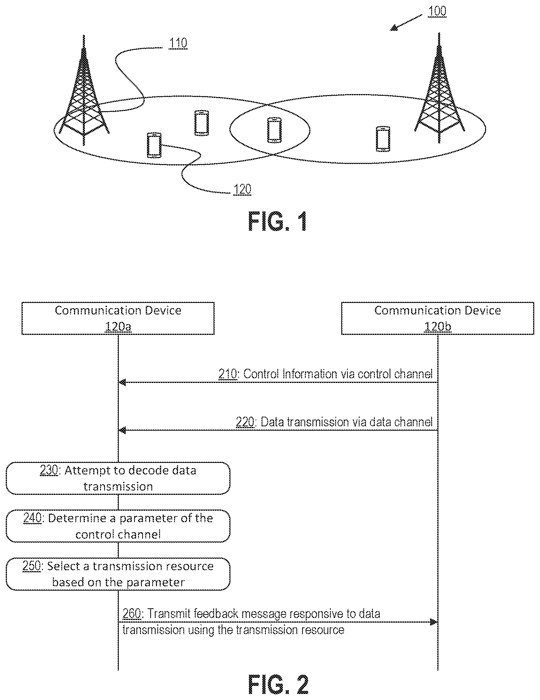 Patent US12610348 — Feedback resource determination for sidelink communications — Figure 1