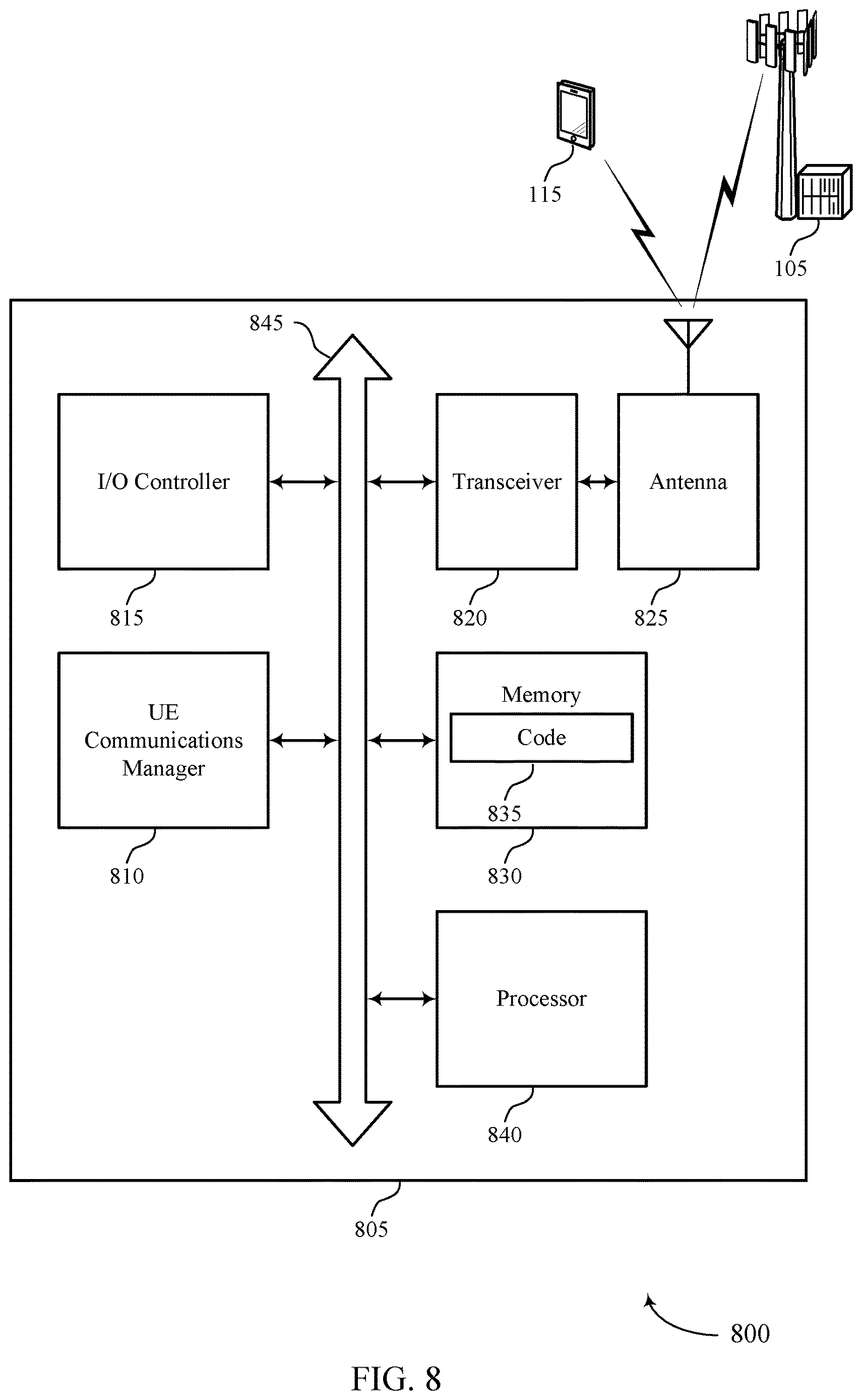 Patent US12610357 Figure 8 – Downlink triggered channel state information reporting for semi-persistent scheduling