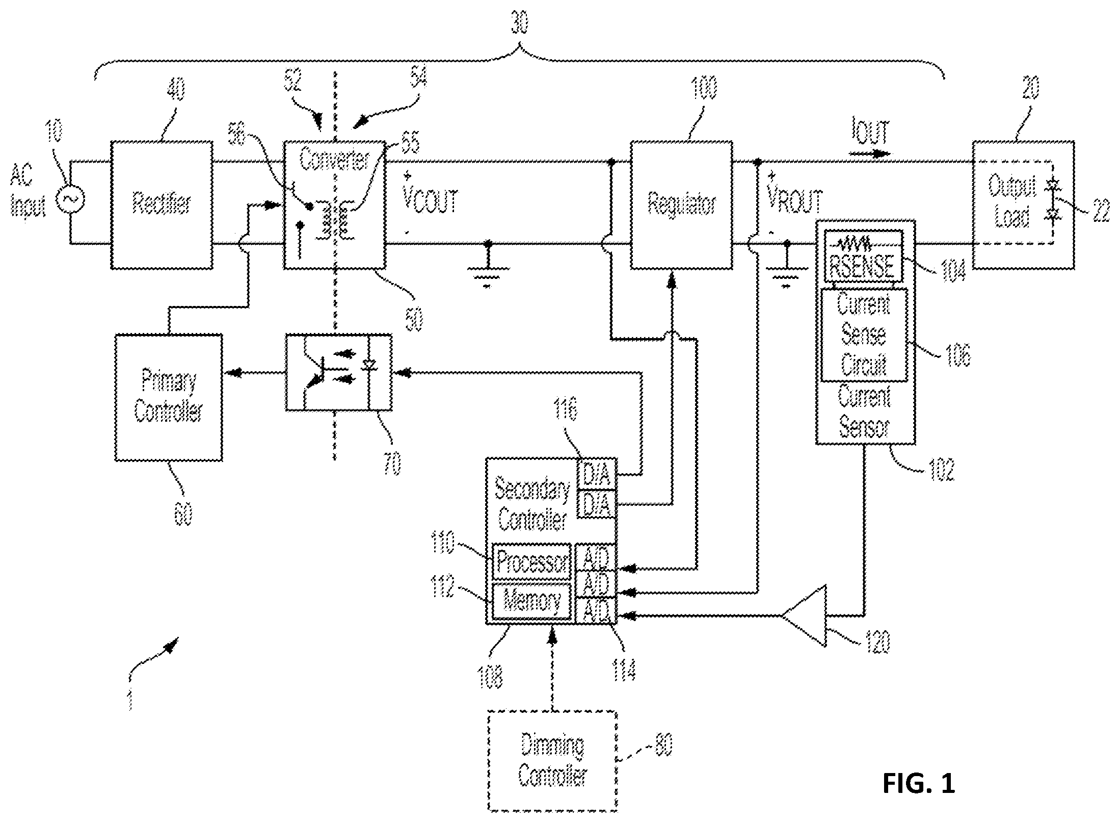 Patent US12610440 — System and method for dynamic control of 2-stage light driver — Figure 1