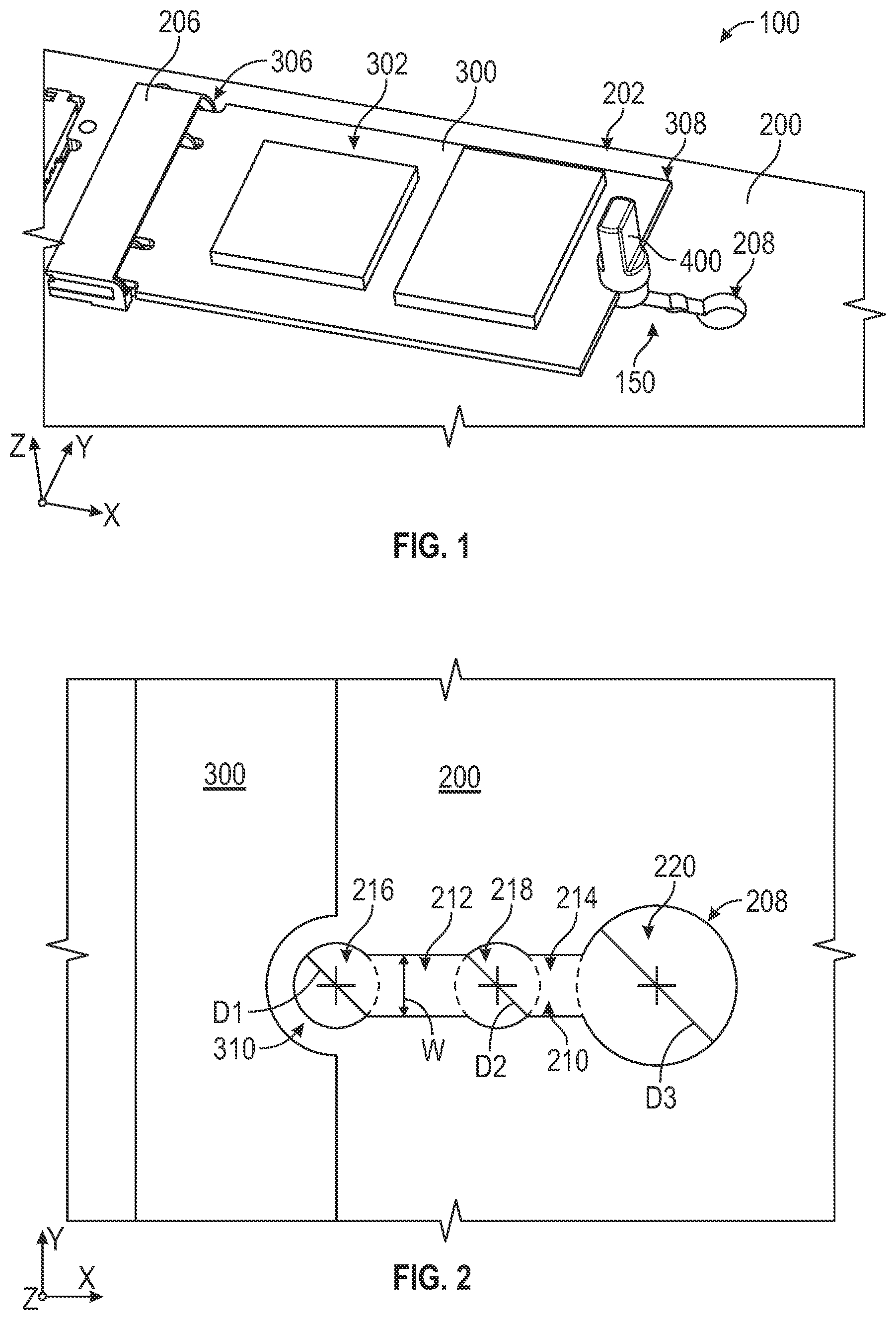 Patent US12610489 — Latch system for latching a card to a board — Figure 1