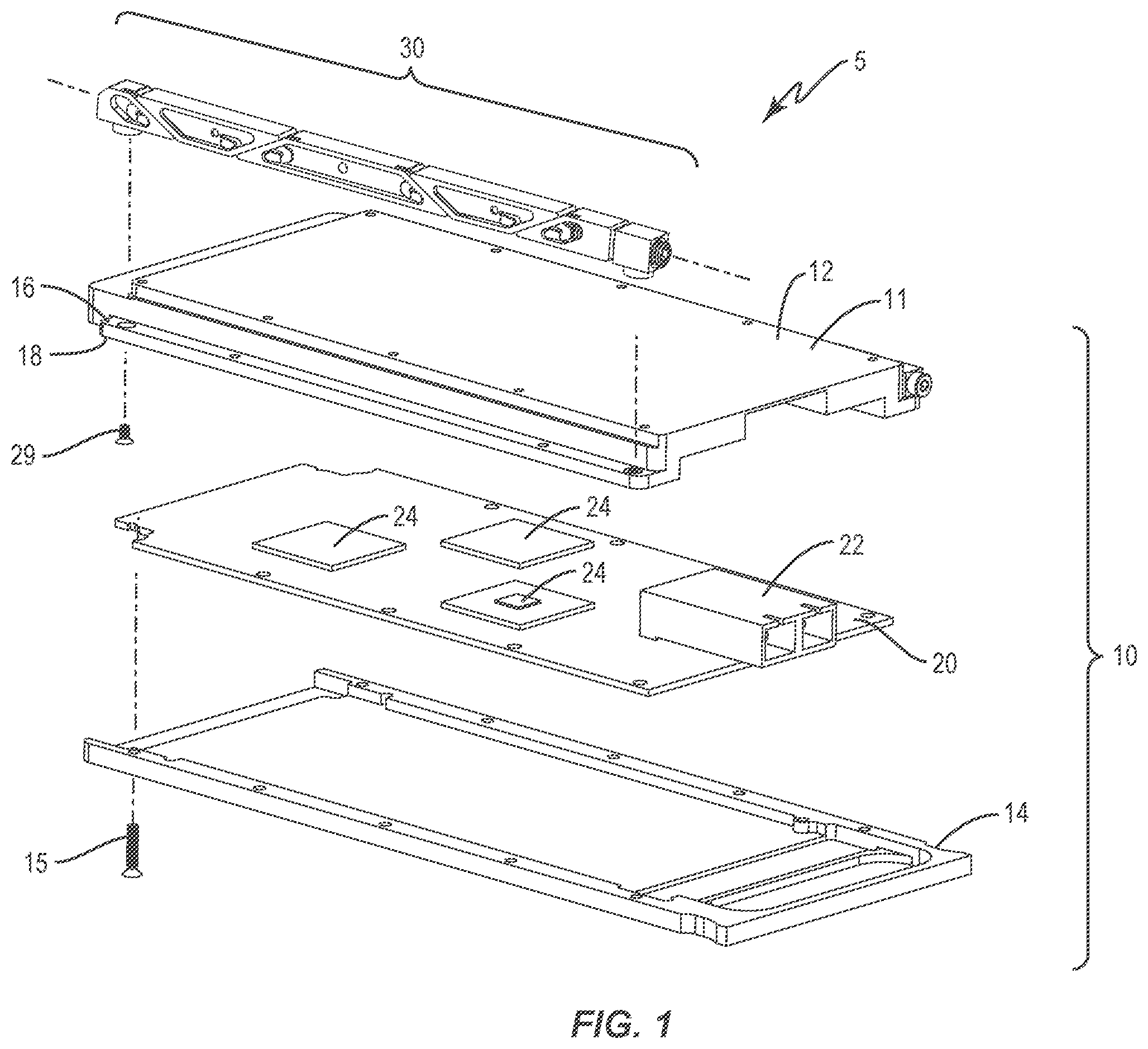 Patent US12610490 — Wedge based circuit board retainer with dual end drivescrew — Figure 1