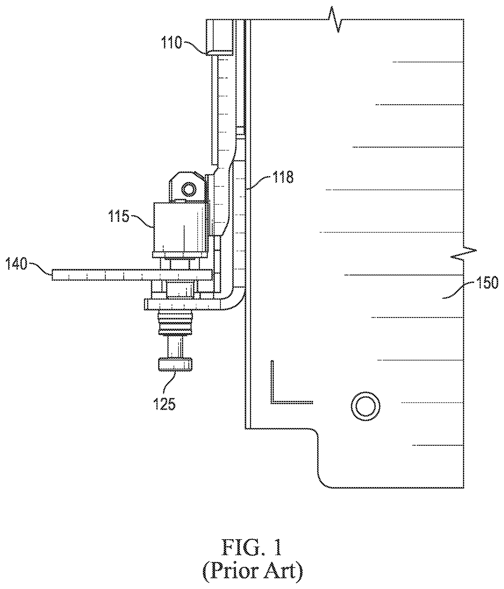 Patent US12610491 — Systems and methods for mounting information handling systems to server racks using a spacer — Figure 1