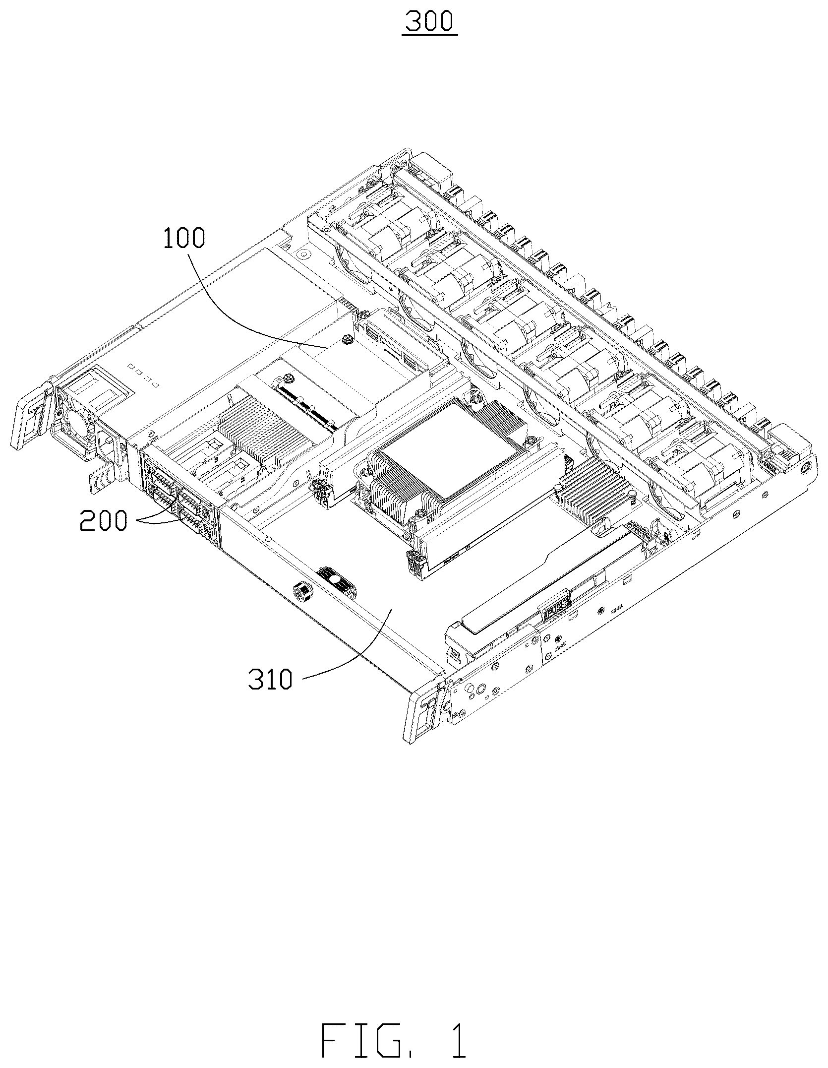Patent US12610494 — Chassis and electronic host — Figure 1