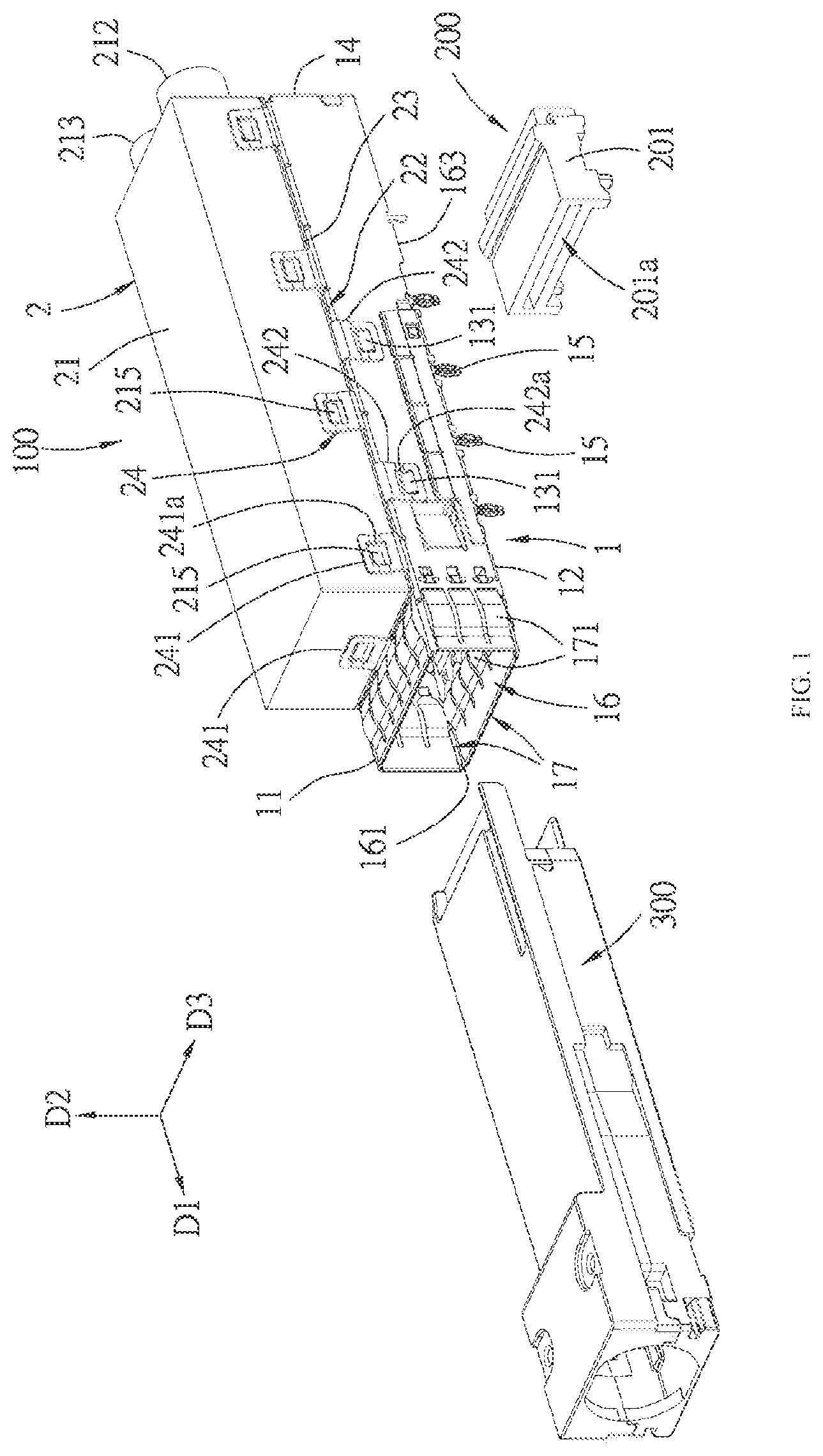 Patent US12610500 — Connector assembly — Figure 1