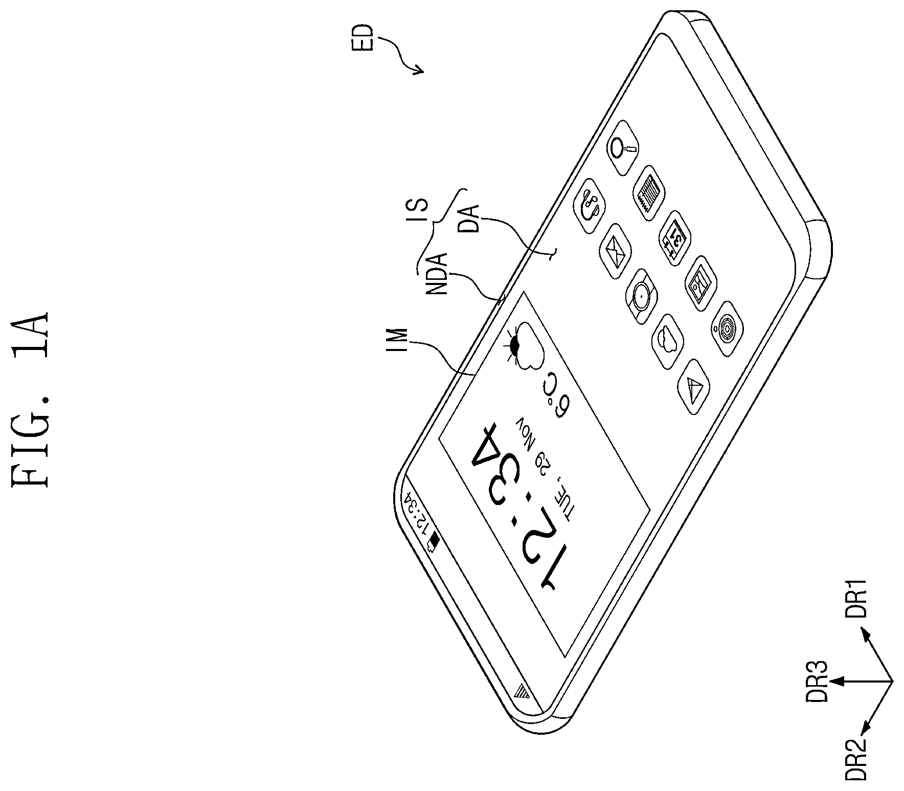 Patent US12610510 — Display device and manufacturing method thereof — Figure 1