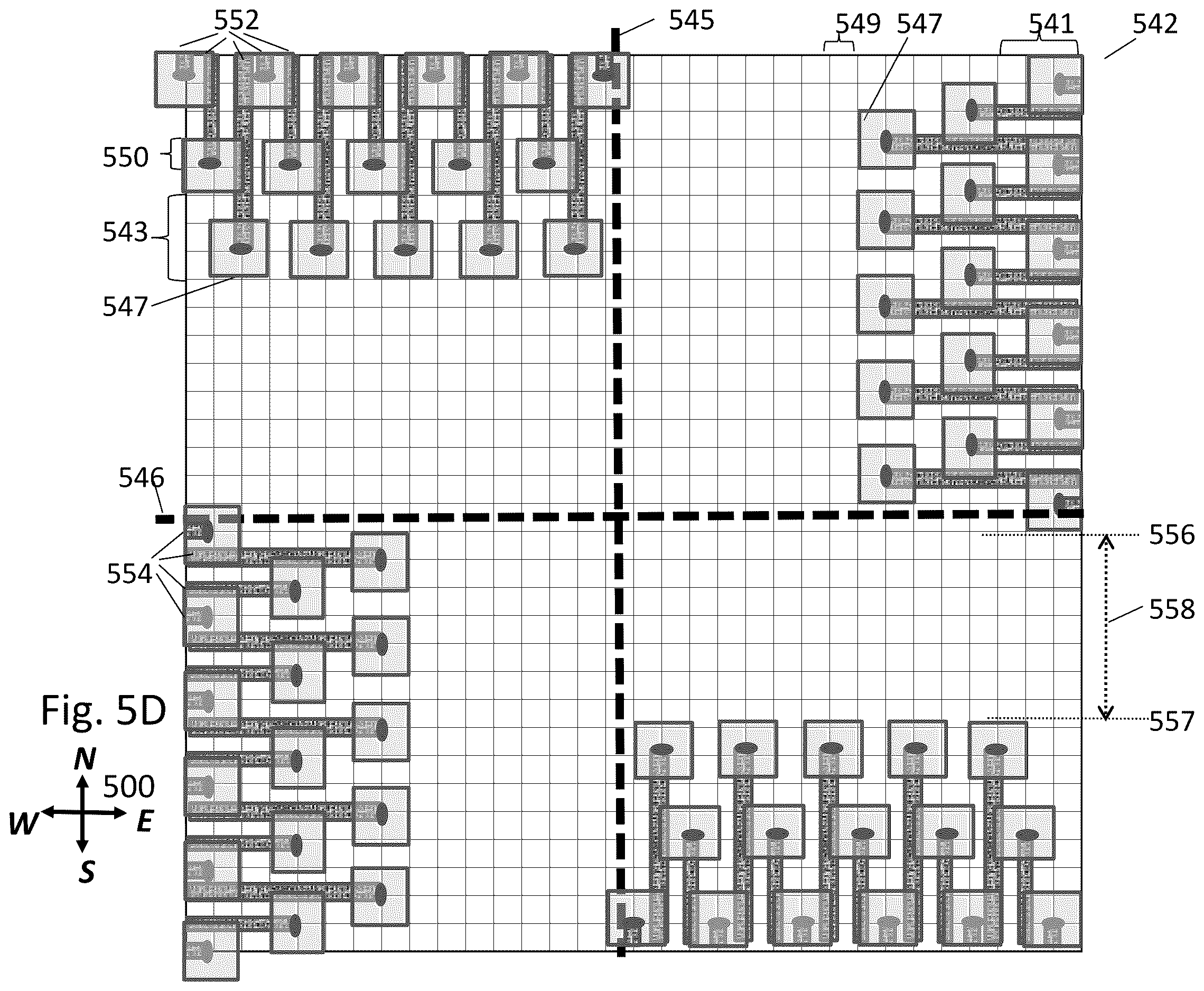 Patent US12610563 Figure 7 – 3D semiconductor devices and structures with functional units and pillars