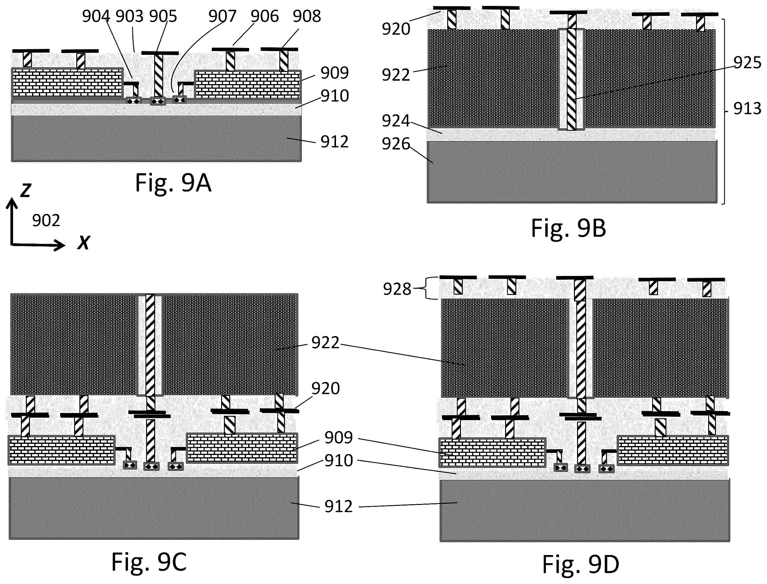 Patent US12610563 Figure 13 – 3D semiconductor devices and structures with functional units and pillars
