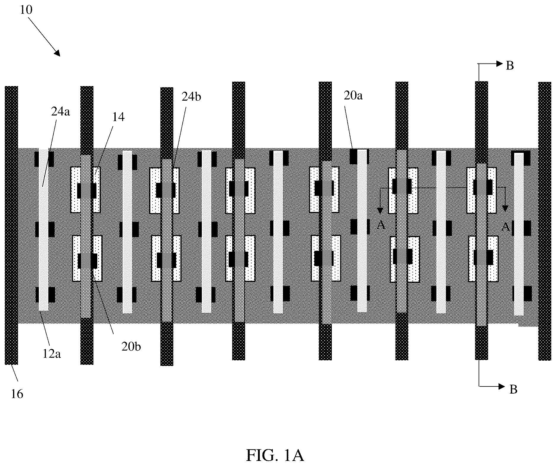 Patent US12610615 — Device with isolation structures in active regions — Figure 1