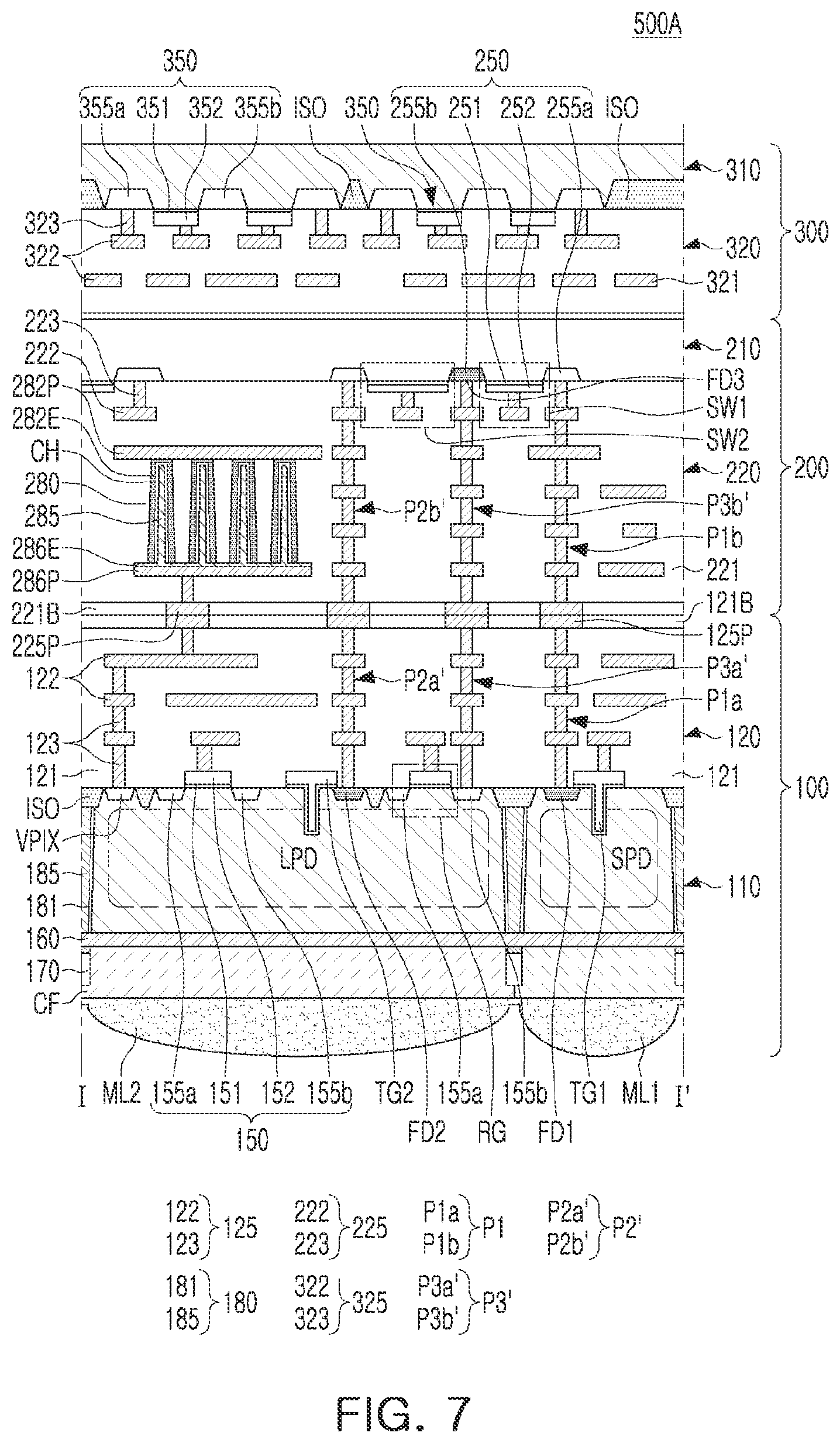 Patent US12610646 Figure 7 – Image sensor