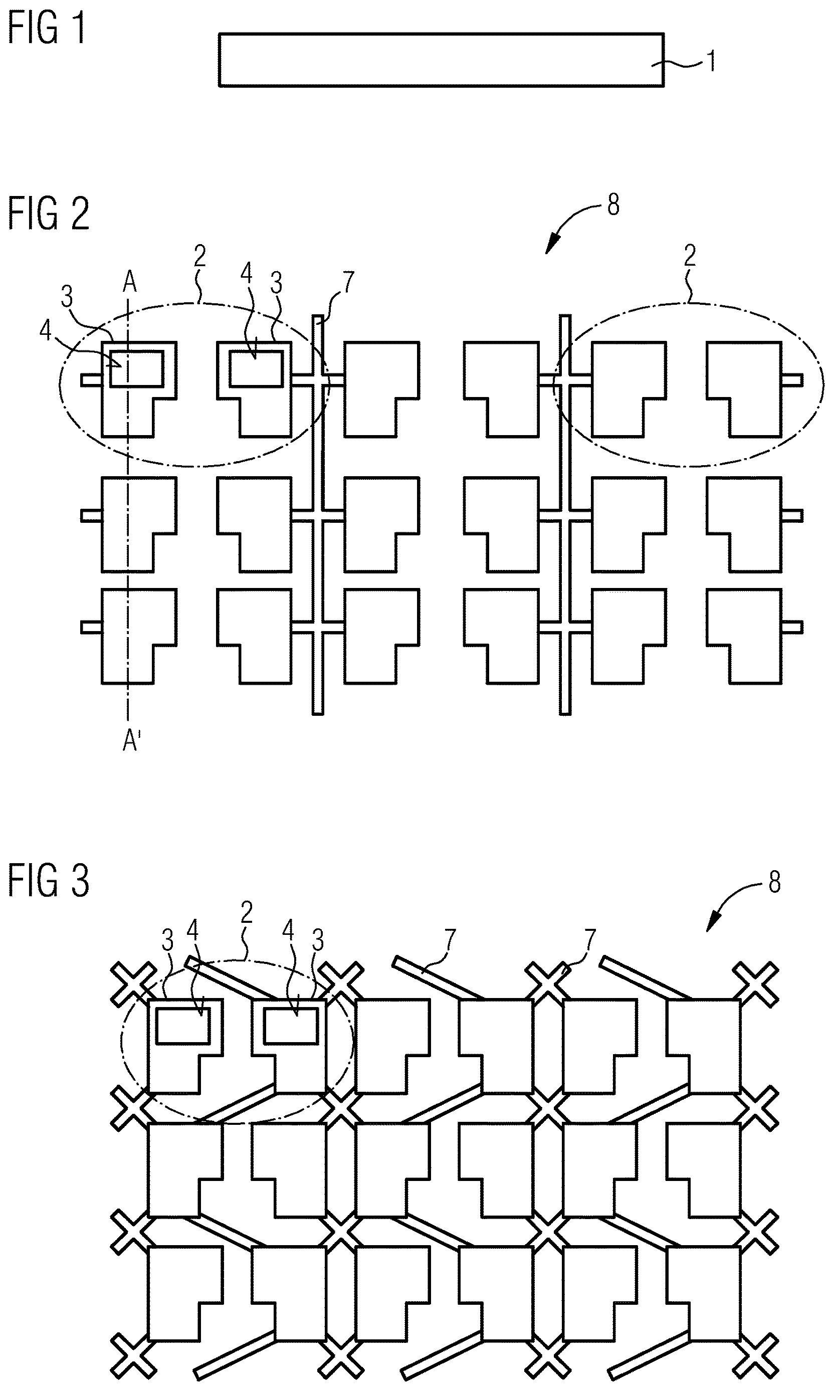 Patent US12610673 Figure 1 – Radiation-emitting component, method for producing a radiation-emitting component, and module with a radiation-emitting component