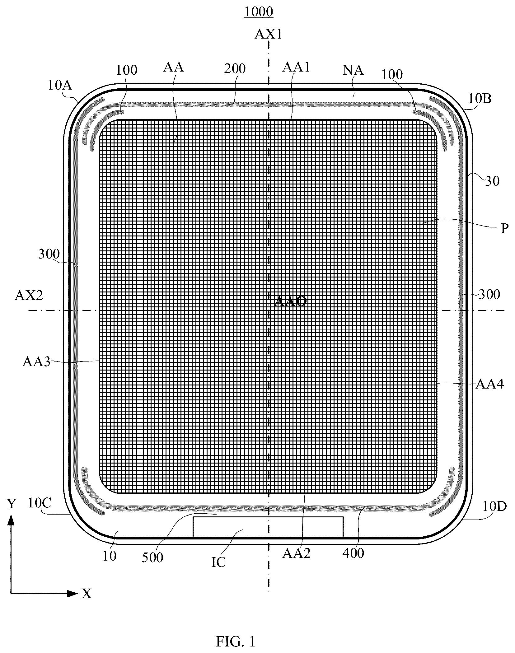 Patent US12610692 — Display panel and display device — Figure 1