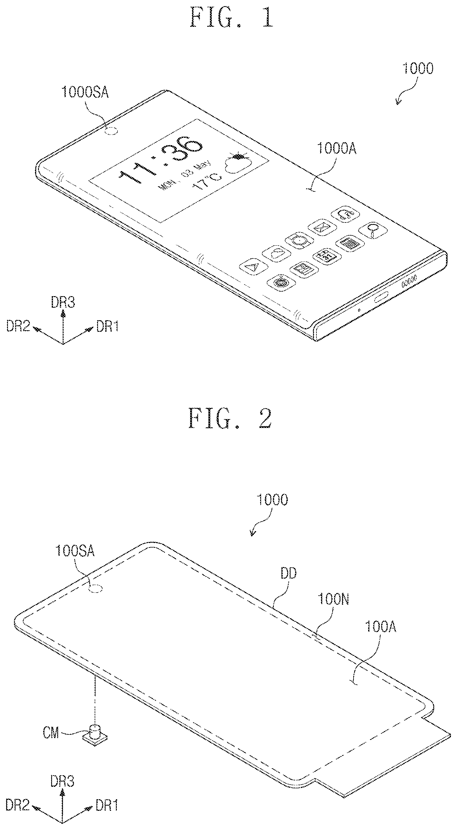 Patent US12610703 — Display panel and electronic device including the same — Figure 1
