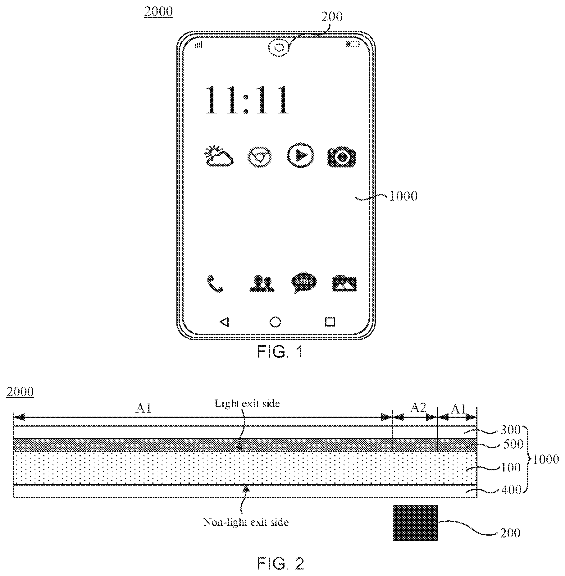 Patent US12610705 — Display panel, display module and display apparatus — Figure 1