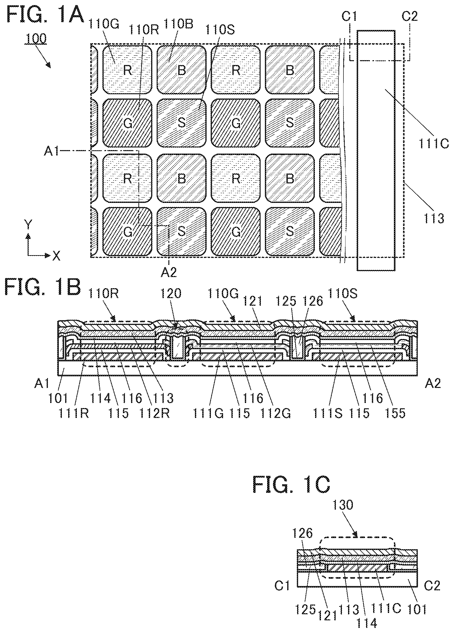 Patent US12610713 — Display apparatus and method for manufacturing display apparatus — Figure 1