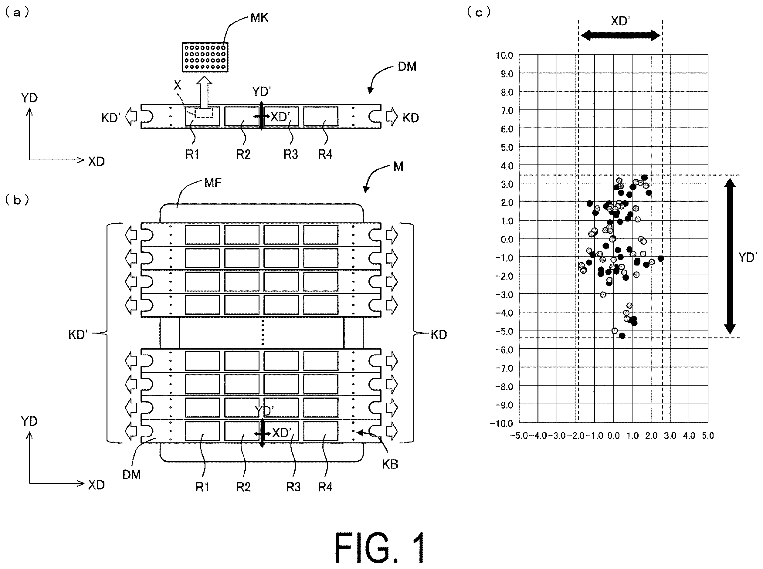 Patent US12610715 — Display device, display panel, and method for producing display device — Figure 1