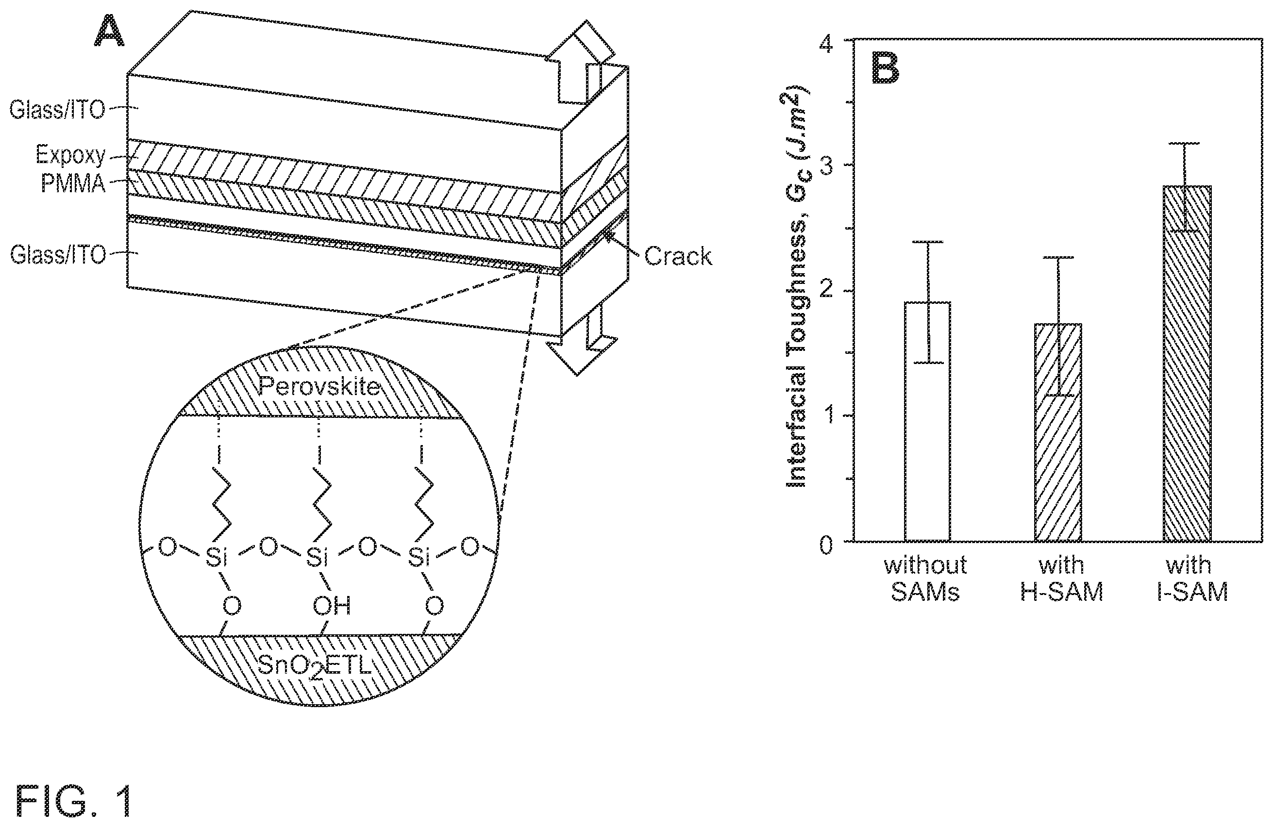 Patent US12610733 — Perovskite solar cells with self assembled monolayers — Figure 1