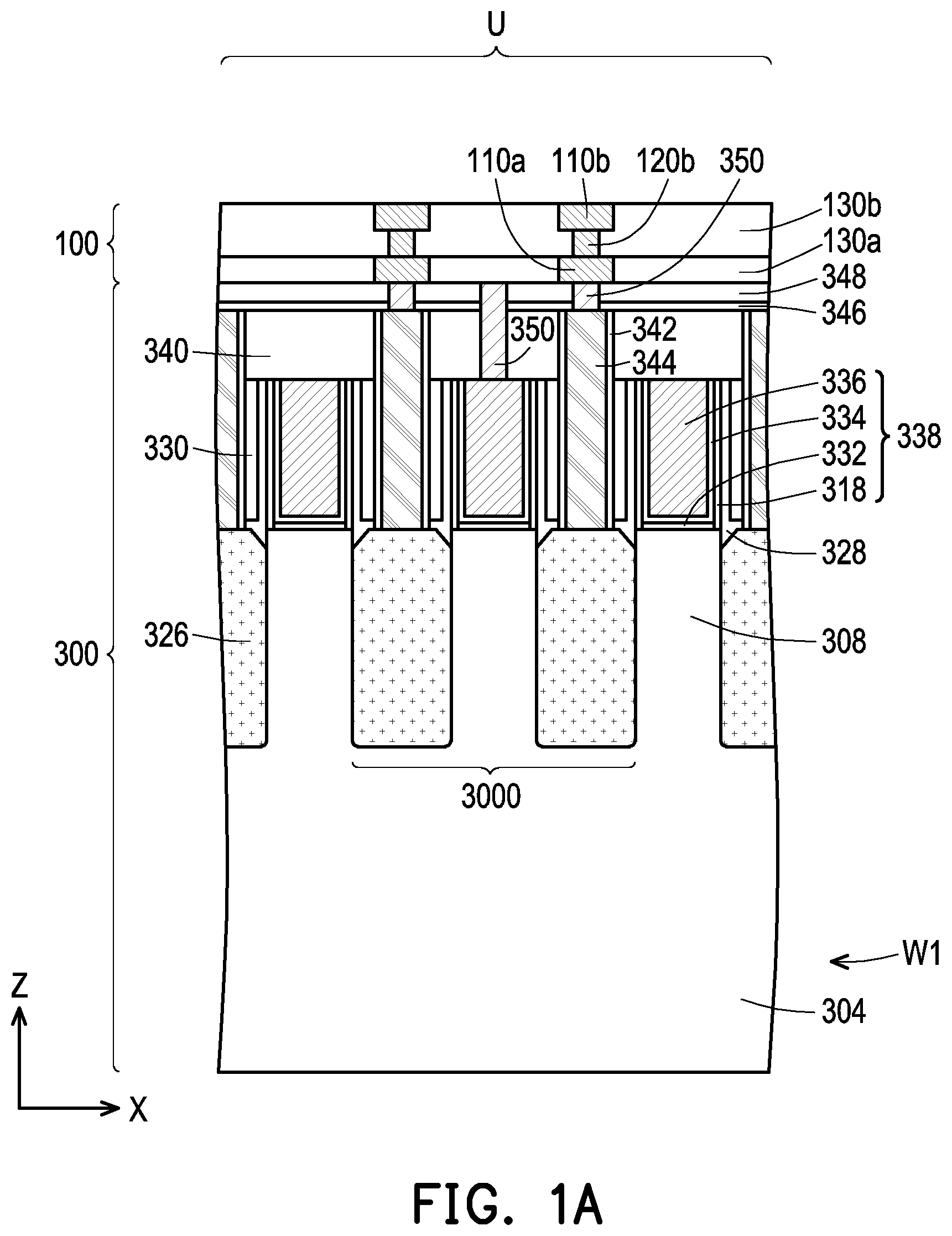 Patent US12610741 — Semiconductor structure and manufacturing method thereof — Figure 1