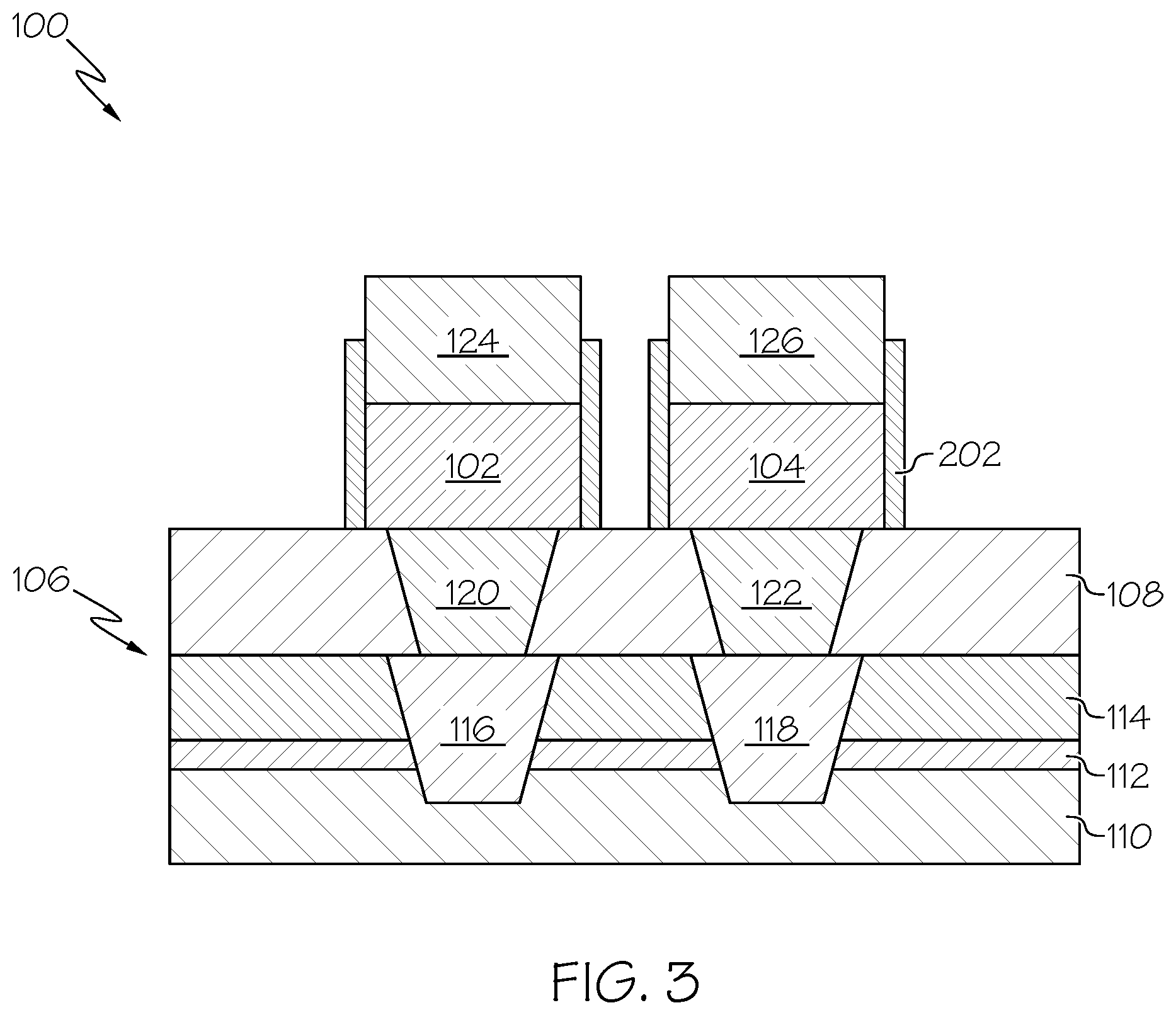 Patent US12610748 Figure 3 – Selective encapsulation for metal electrodes of embedded memory devices