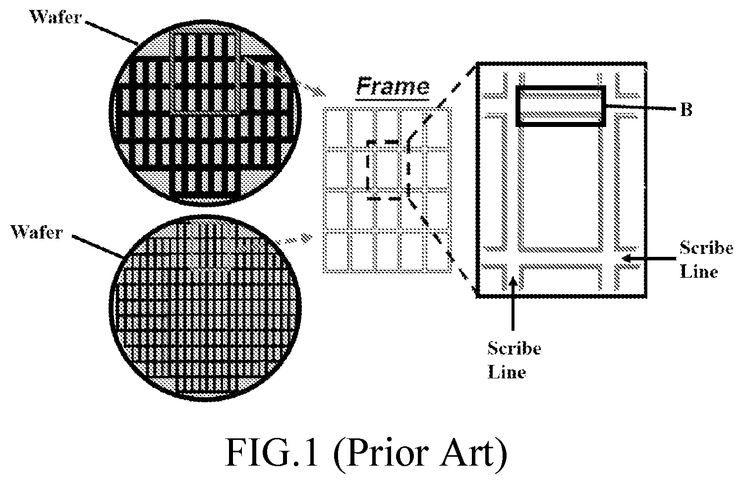 Patent US12610787 — Asymmetric pads structure and test element group module — Figure 1