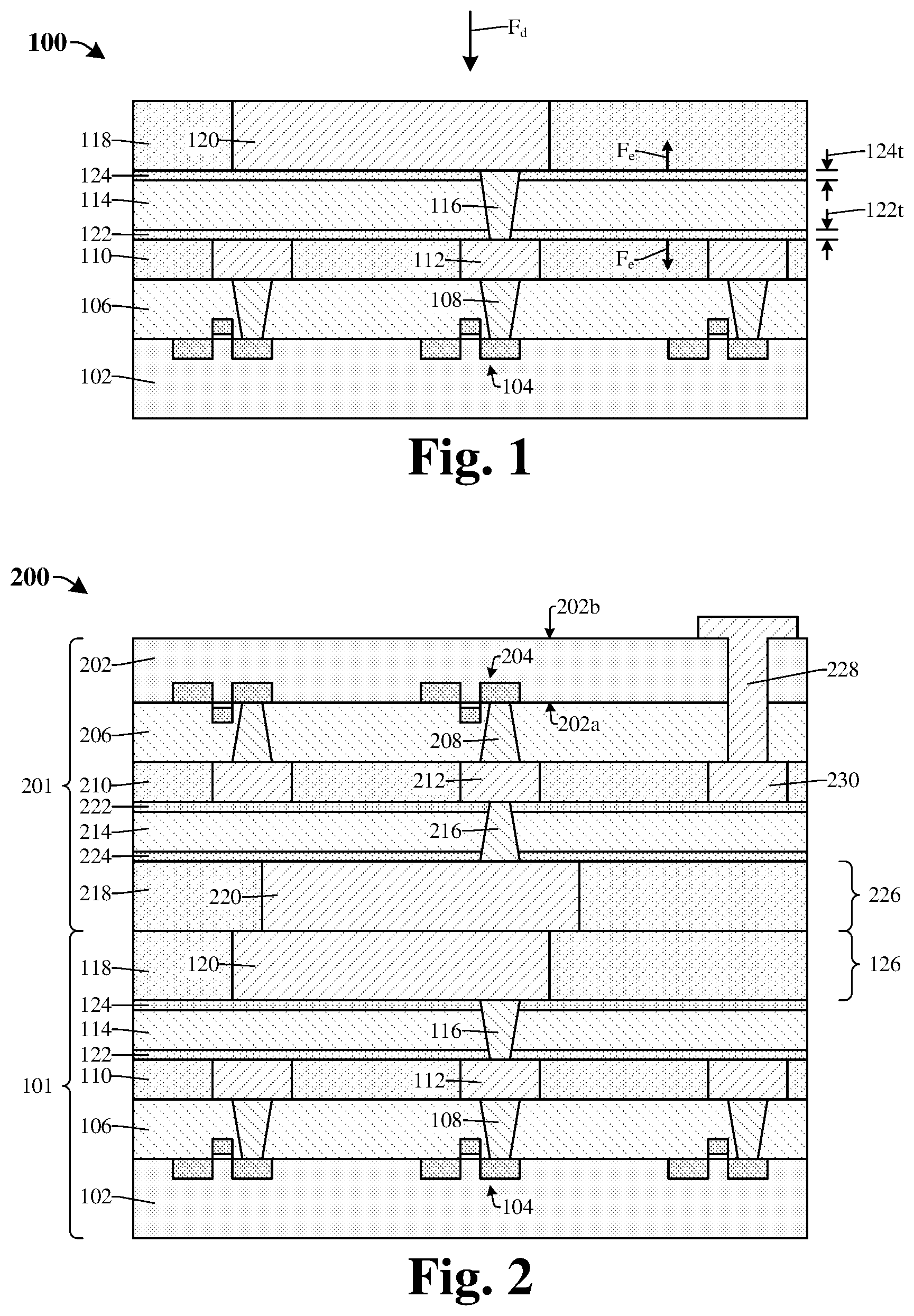 Patent US12610813 — Interconnect structure including charged dielectric layers — Figure 1