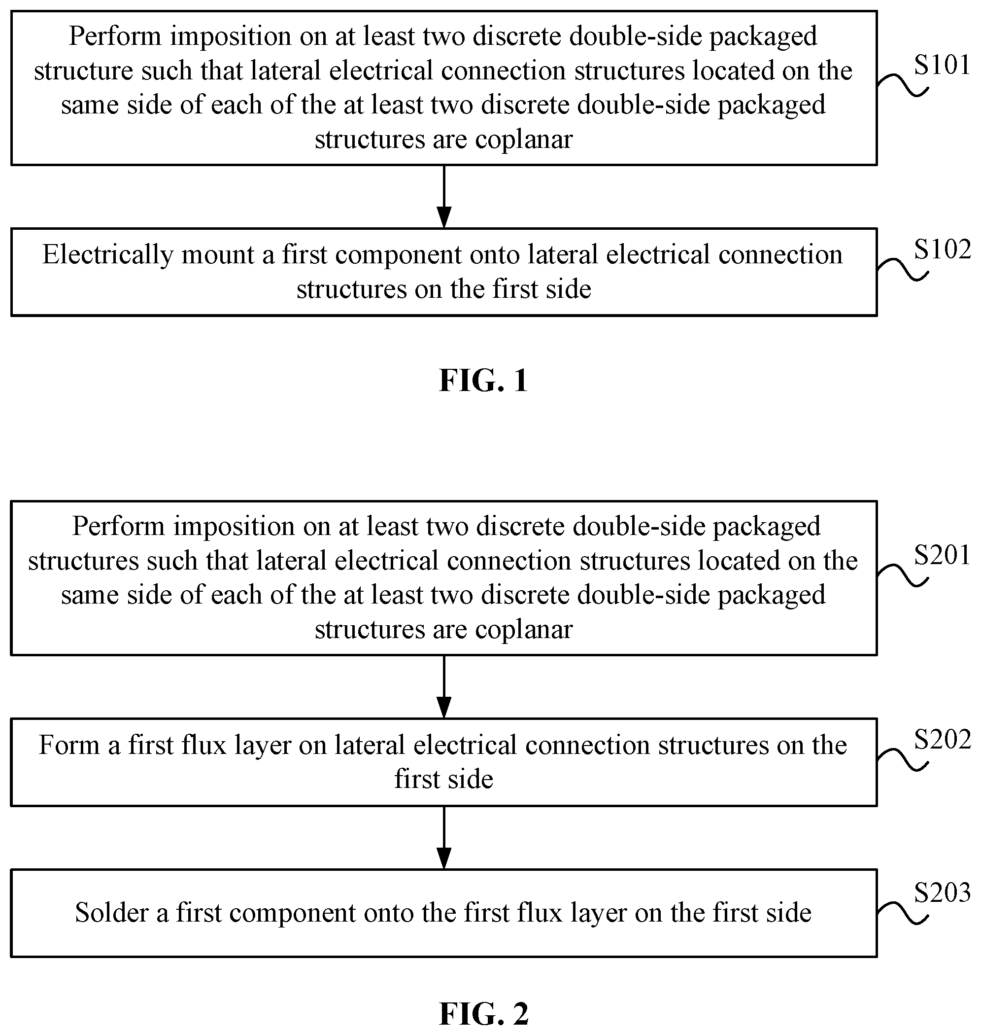 Patent US12610837 Figure 1 – Laterally mounted and packaged structure and manufacturing method thereof