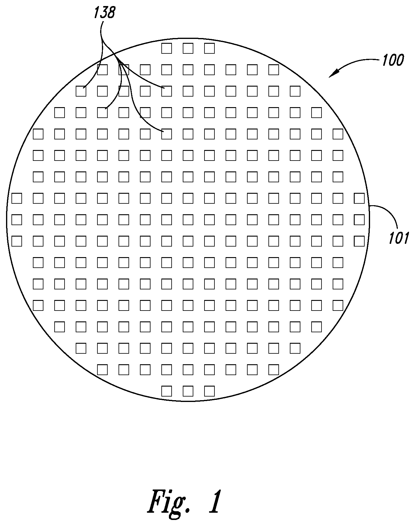Patent US12610839 — Packaged microelectronic devices having stacked interconnect elements and methods for manufacturing the same — Figure 1