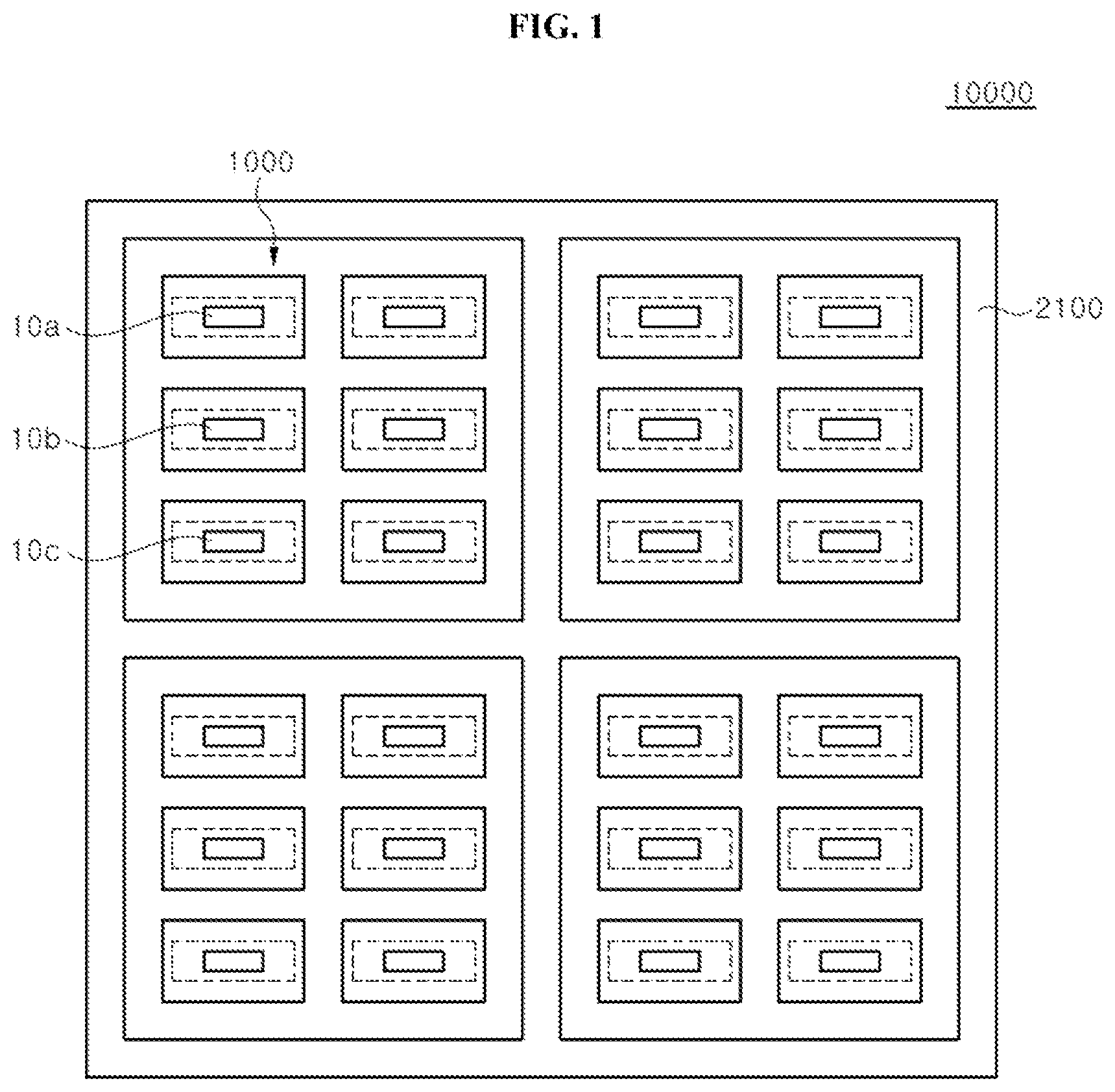 Patent US12610858 — Light emitting module and display apparatus having the same — Figure 1