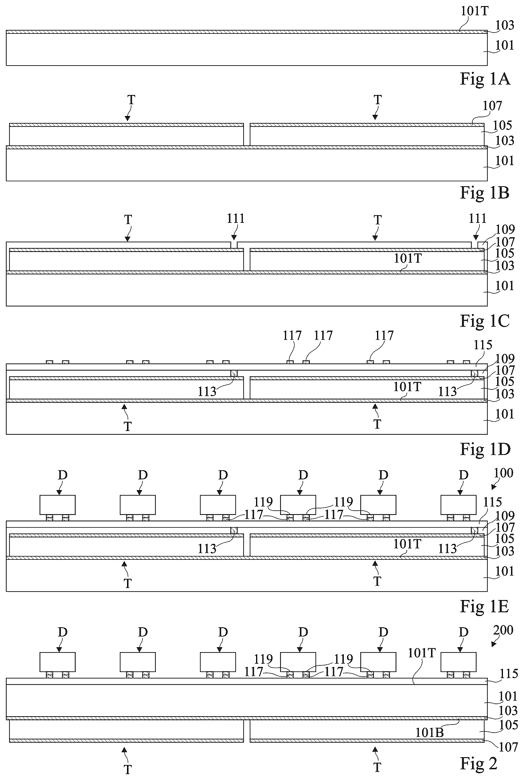 Patent US12610863 — Interactive display device and method of manufacturing such a device — Figure 1