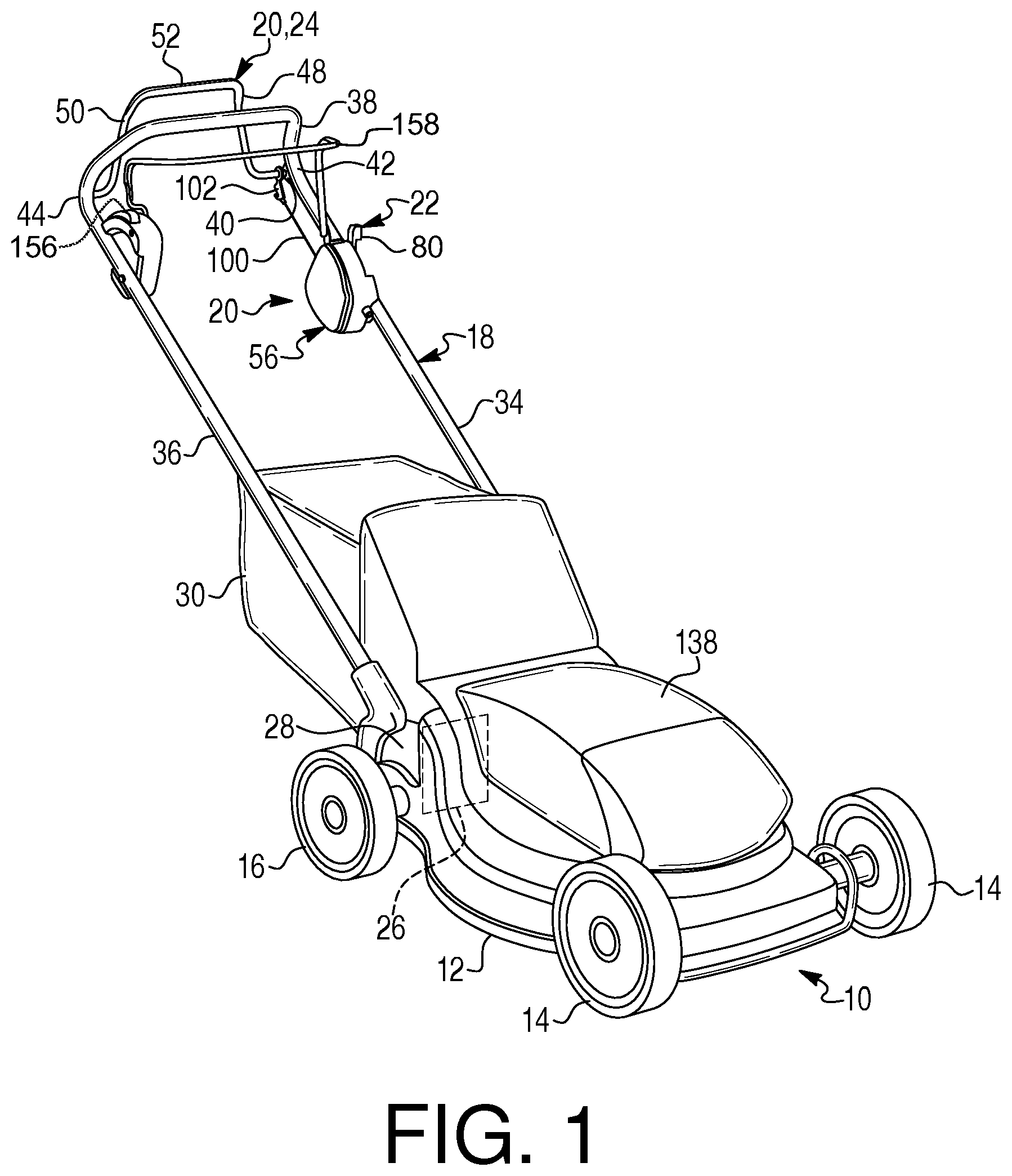 Patent US12610883 Figure 1 – Speed control system, self-propelled machine including same, and method for controlling travel speed of self-propelled machine