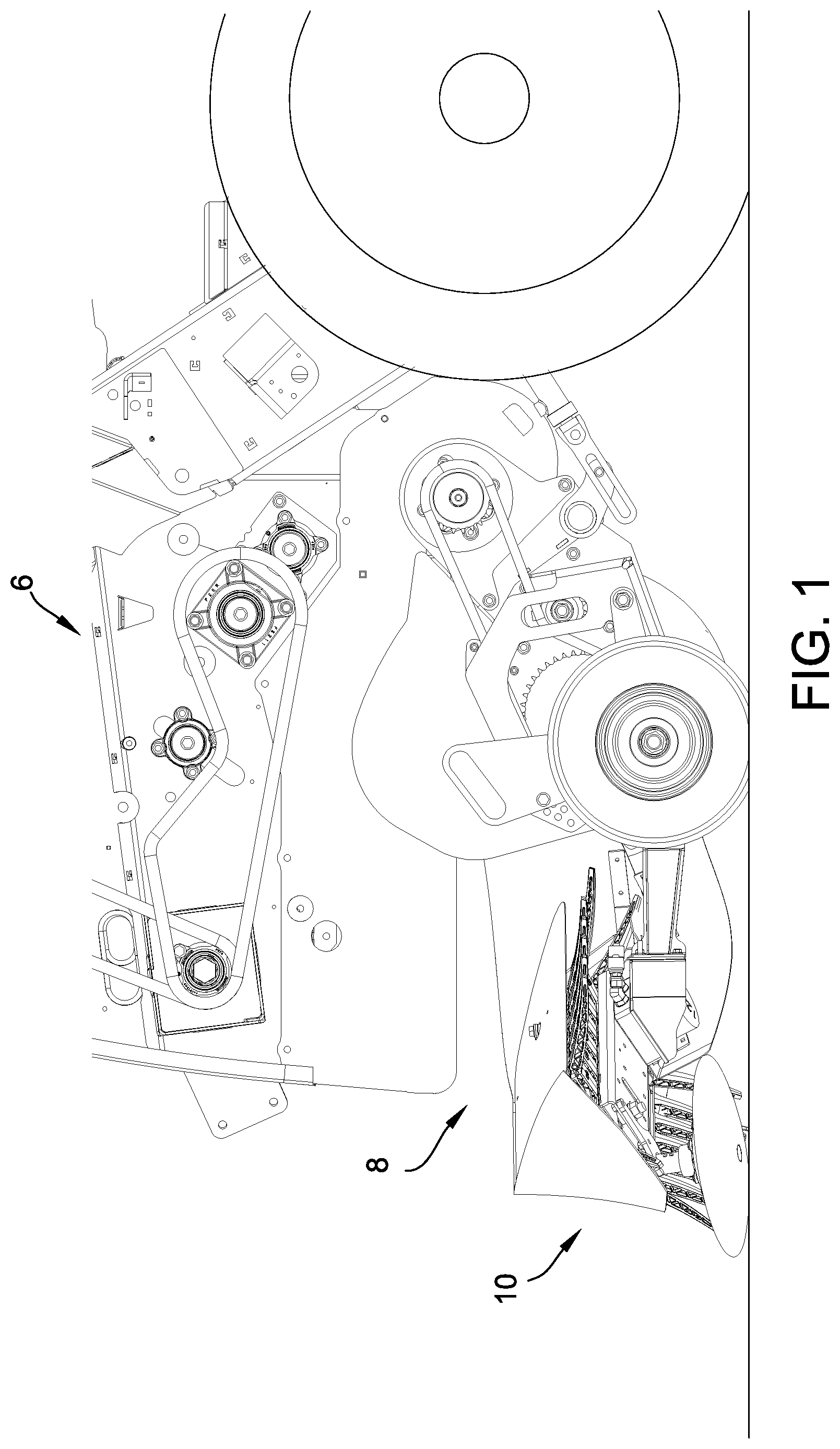 Patent US12610890 Figure 1 – Rake apparatus