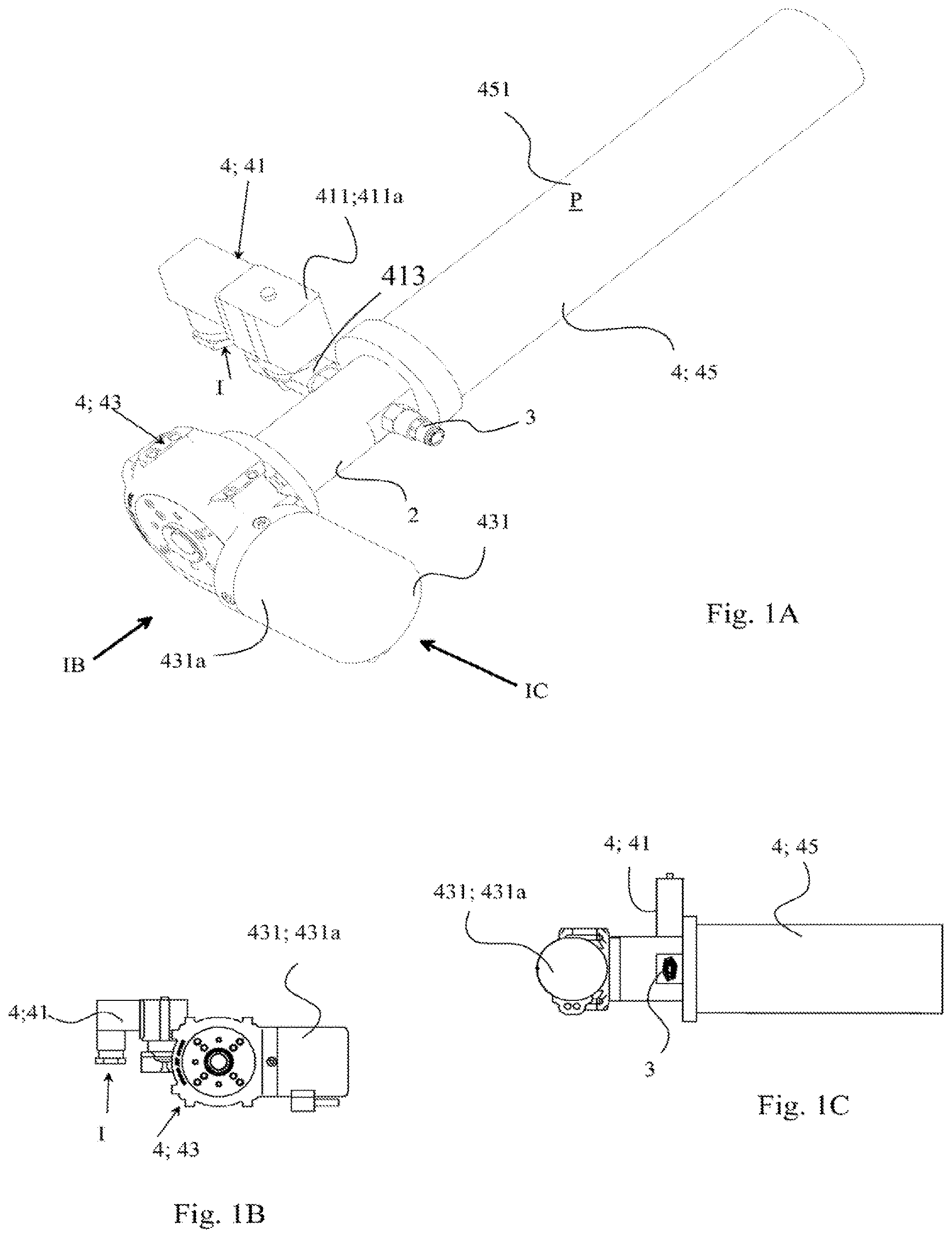 Patent US12610899 — Spreading device, method and powder-like mixture composition for controlling or preventing forest pathogens on tree stumps — Figure 1