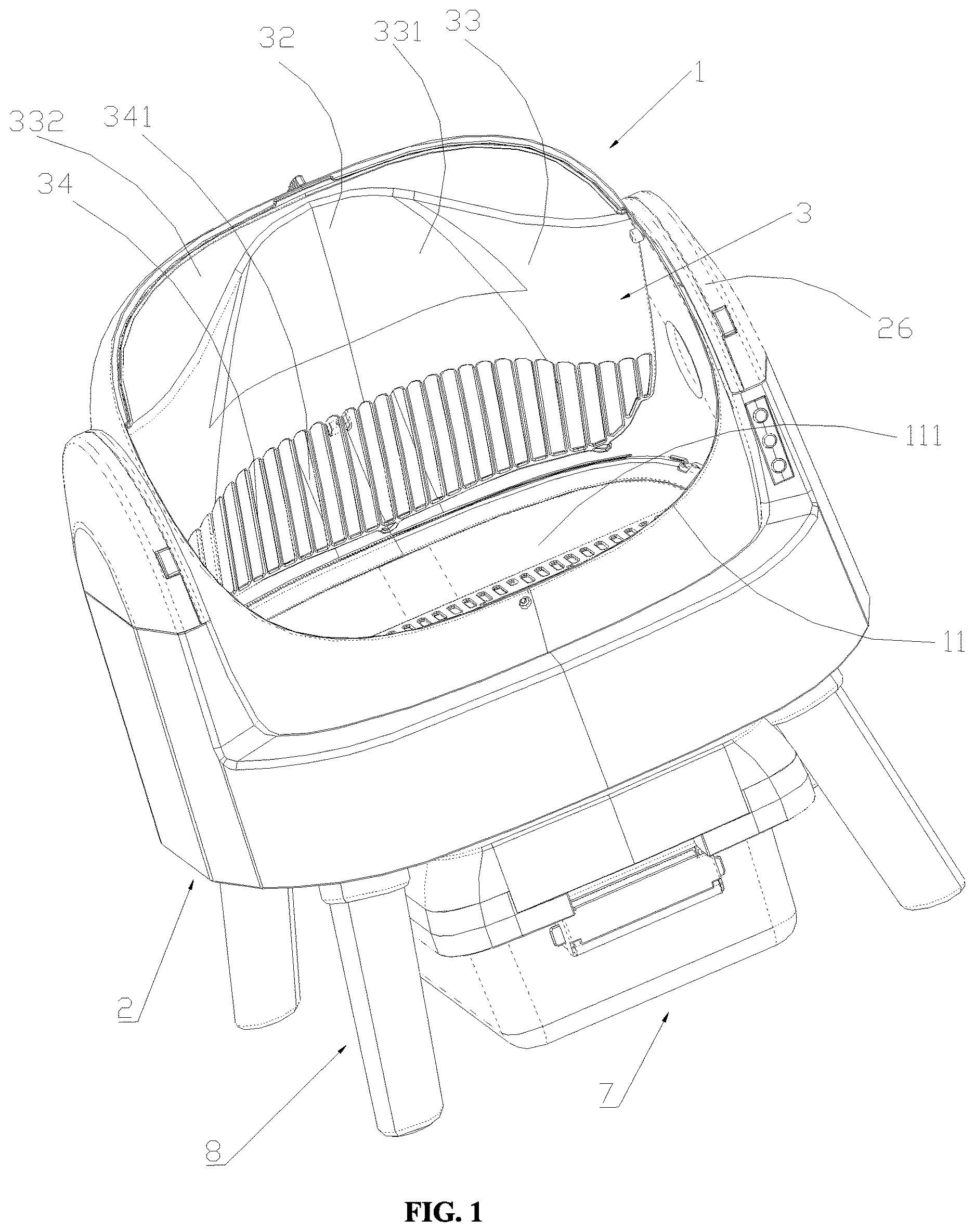 Patent US12610921 — Pet toilet — Figure 1