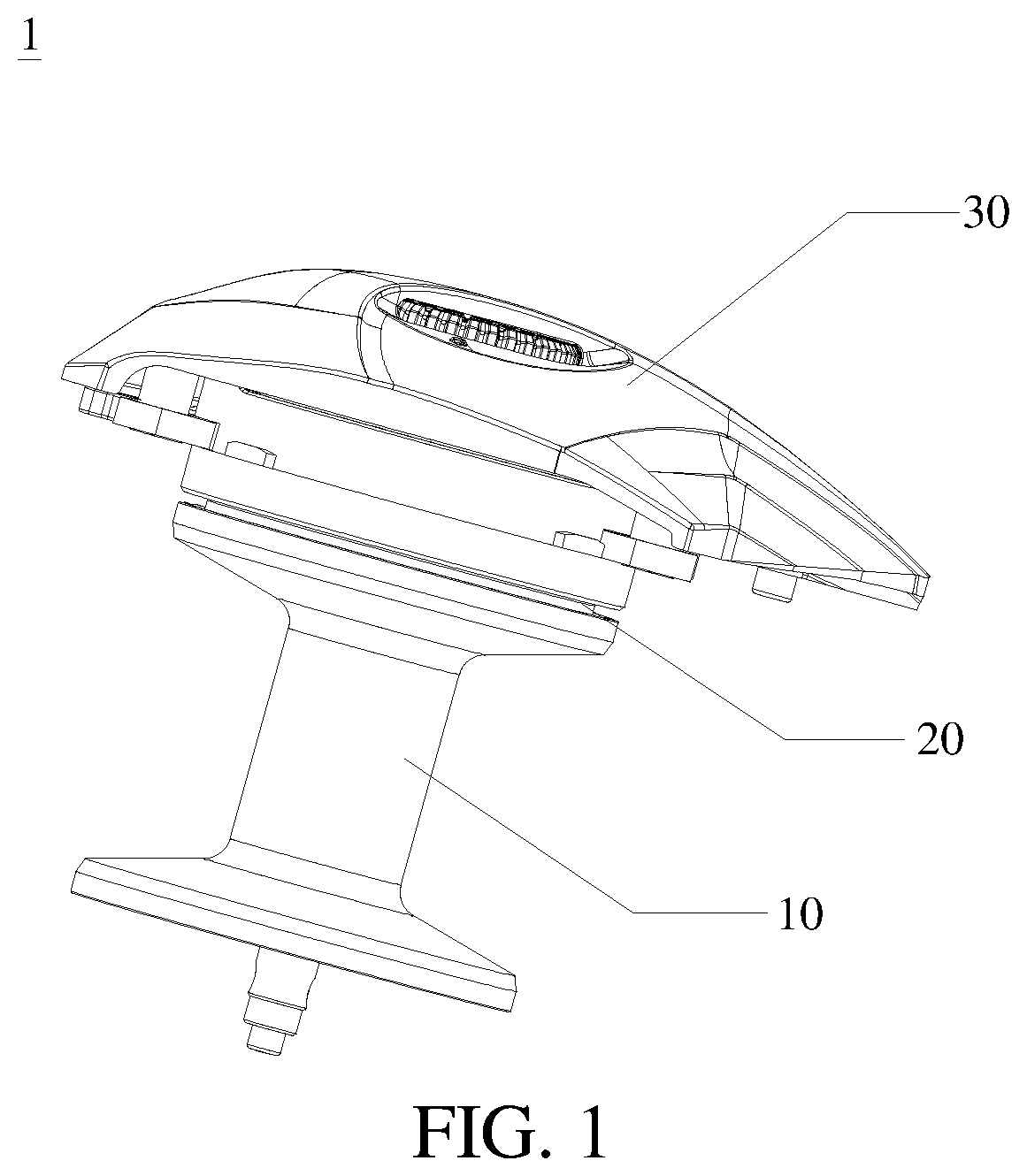 Patent US12610929 — Brake mechanism, bait casting reel, and fishing tackle — Figure 1