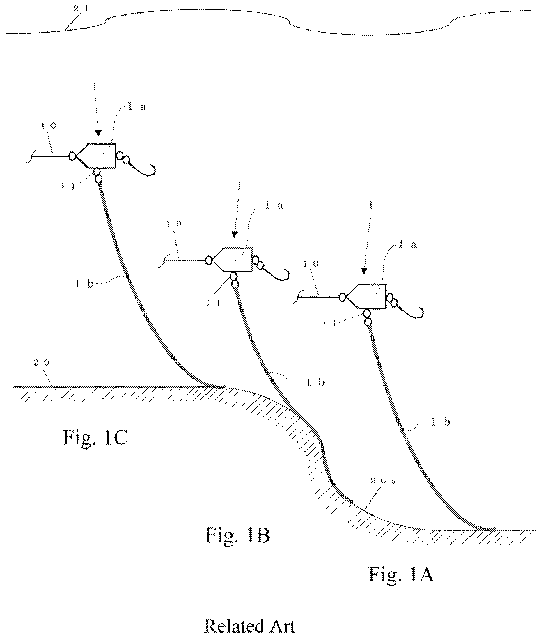 Patent US12610932 — Sinker for underwater mobile body or sinker for fishing tackle — Figure 1