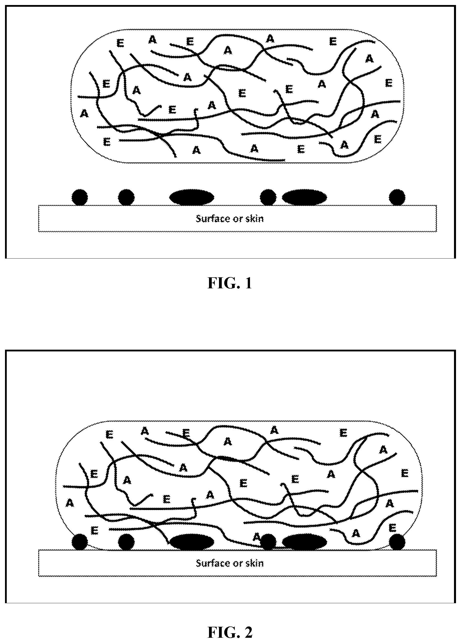Patent US12610946 Figure 1 – Formulations for decontaminating a surface