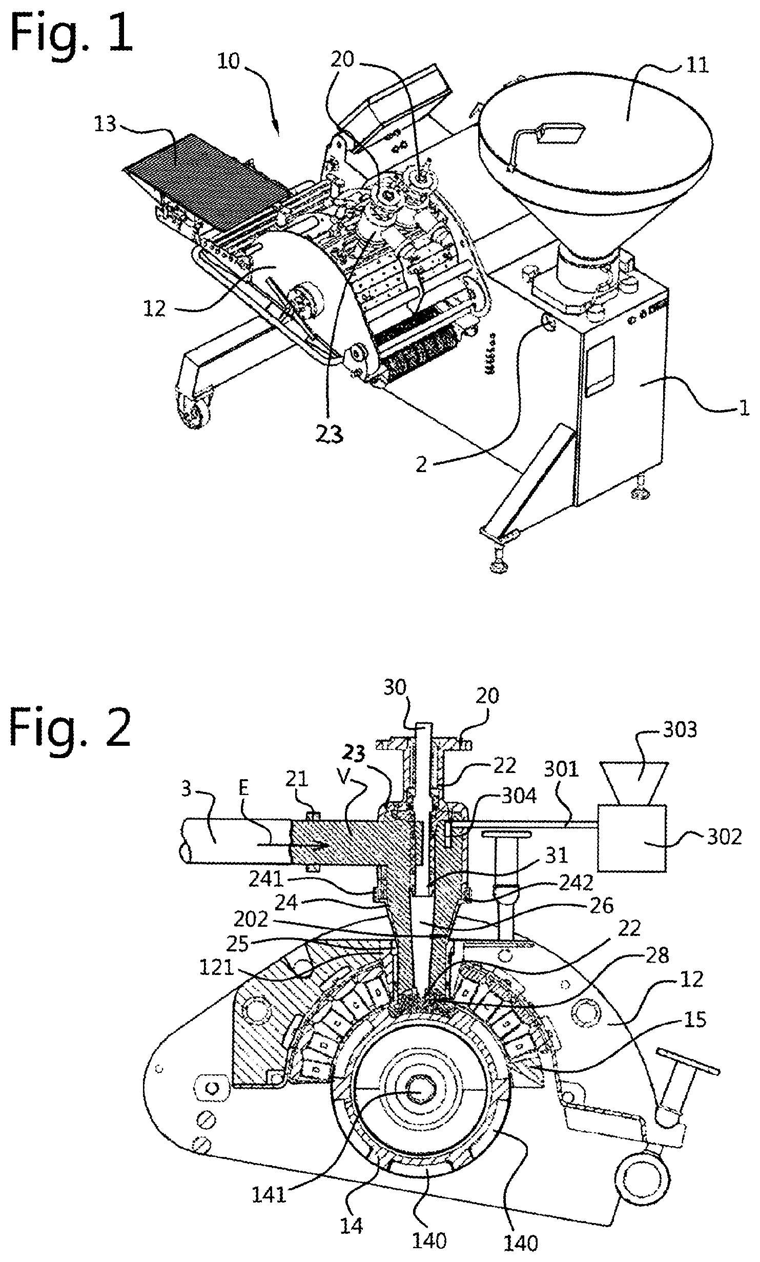 Patent US12610959 — System for forming moulded meat products — Figure 1